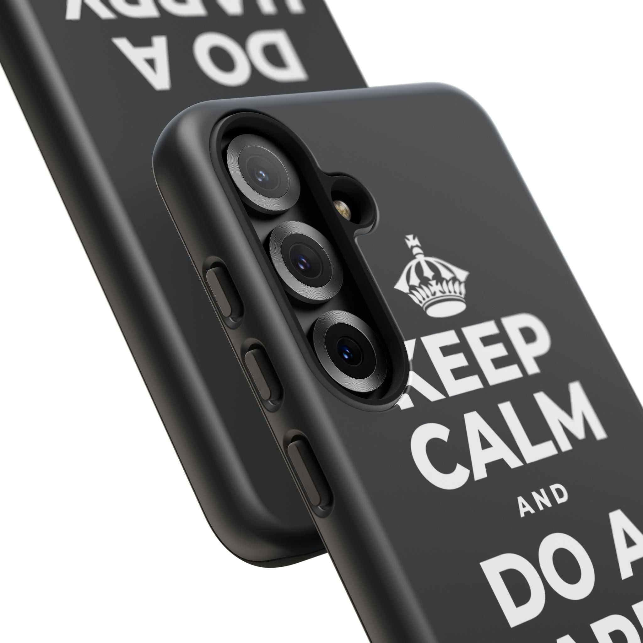 KEEP CALM AND DO A HAPPY LITTLE DANCE Phone Case (Dark)