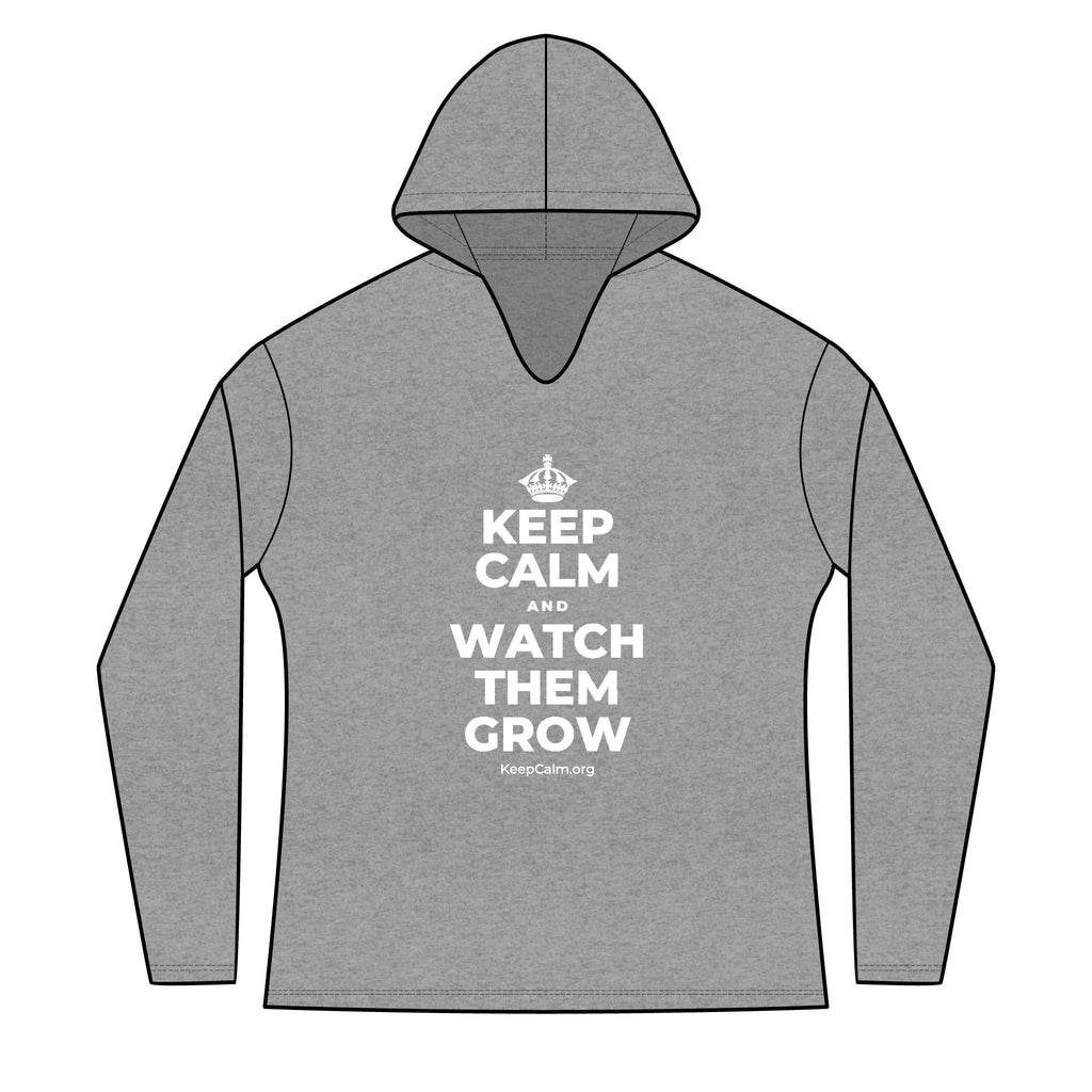 KEEP CALM AND WATCH THEM GROW Women's Long Sleeve Hoodie
