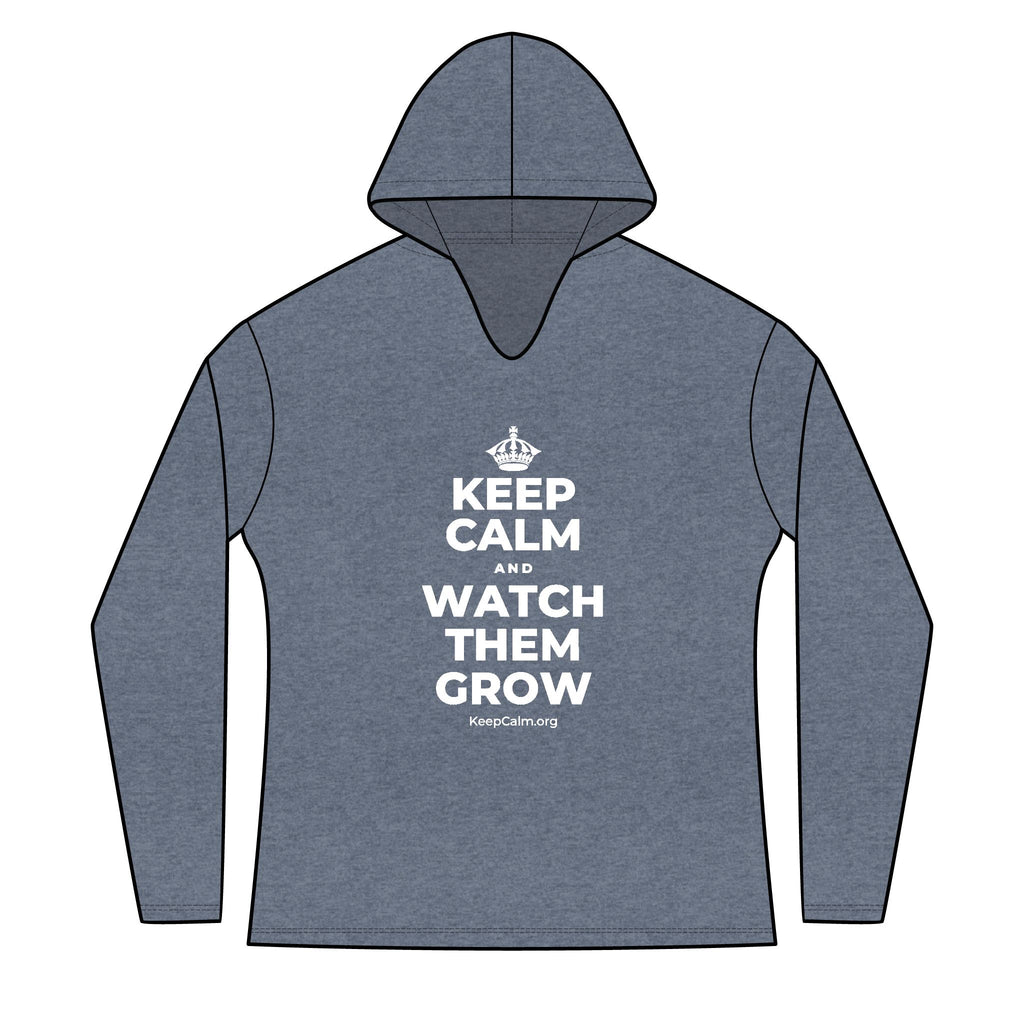 KEEP CALM AND WATCH THEM GROW Women's Long Sleeve Hoodie