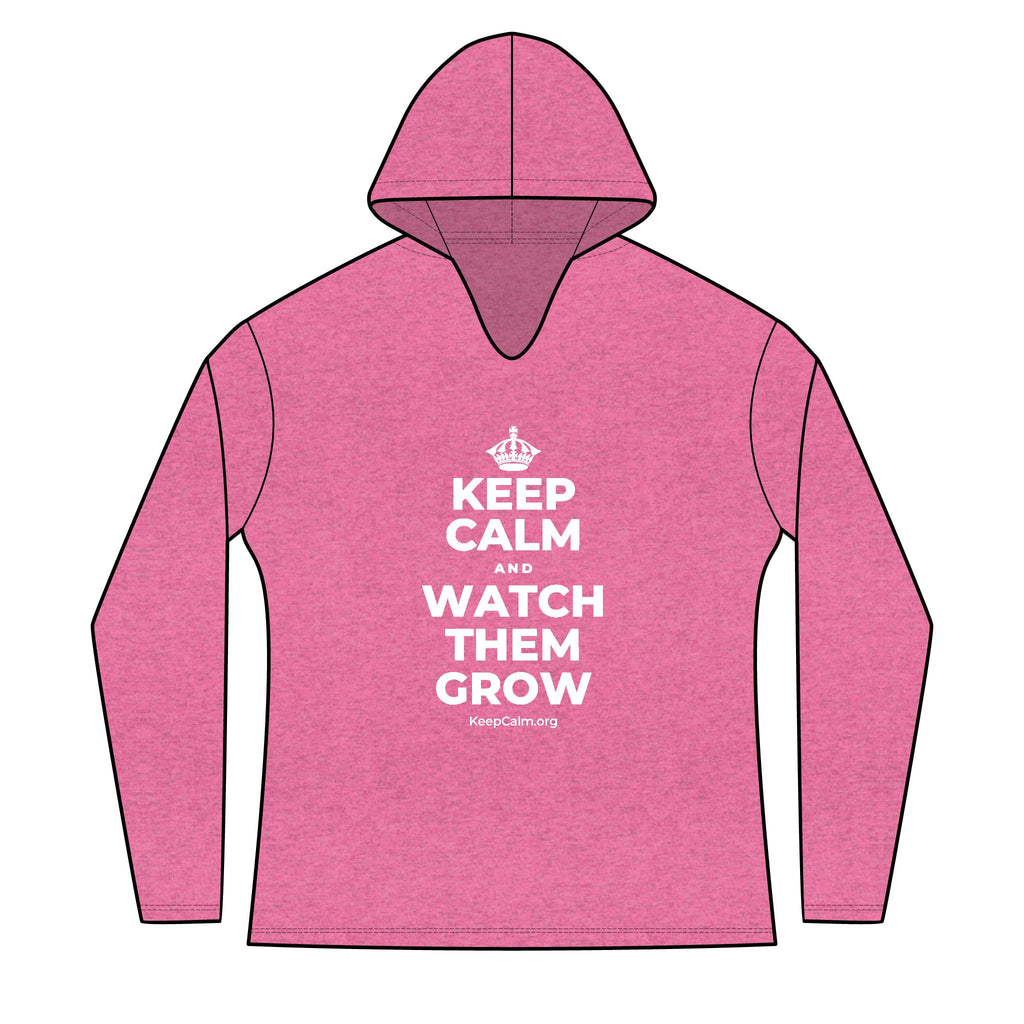 KEEP CALM AND WATCH THEM GROW Women's Long Sleeve Hoodie