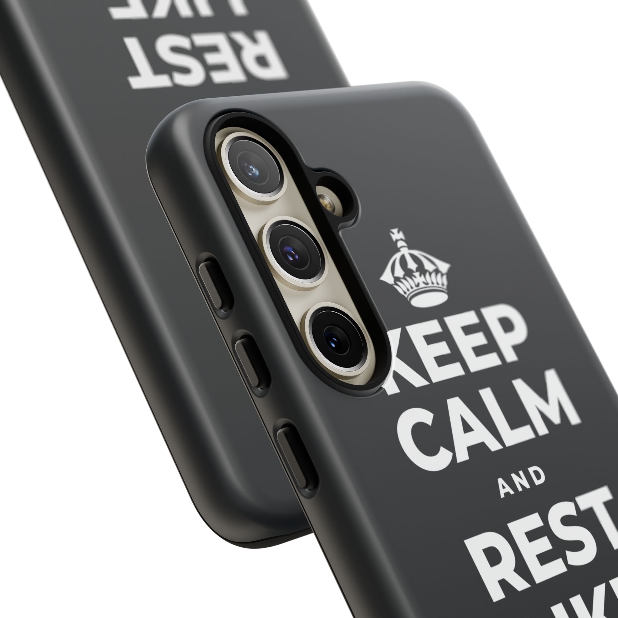 KEEP CALM AND REST LIKE THE SEASON Phone Case (Dark)