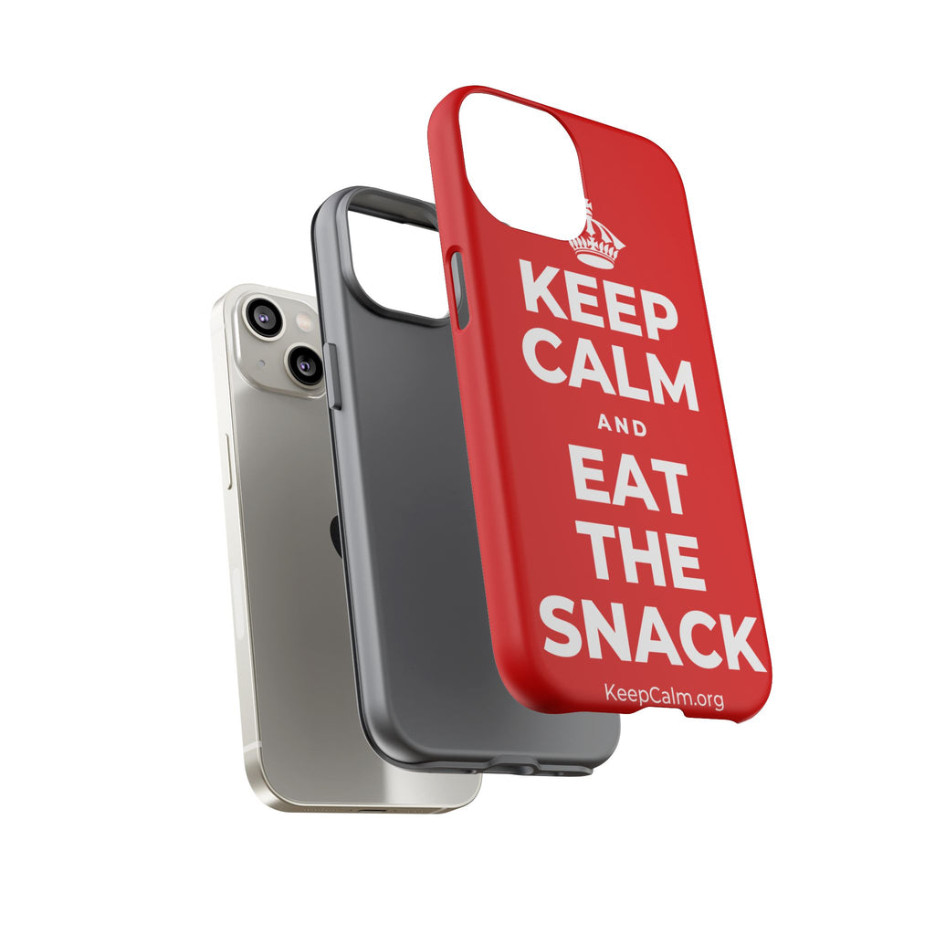 KEEP CALM AND EAT THE SNACK Phone Case