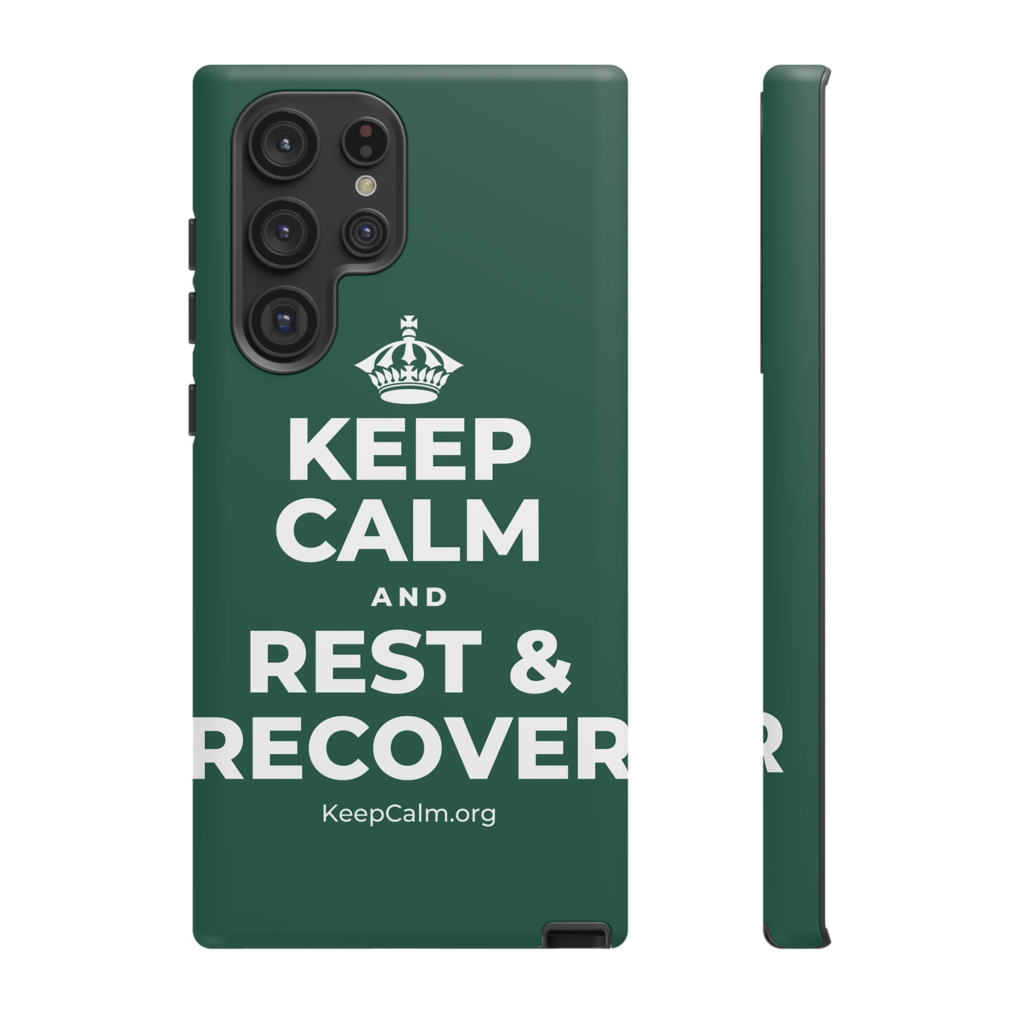 KEEP CALM AND REST & RECOVER Phone Case