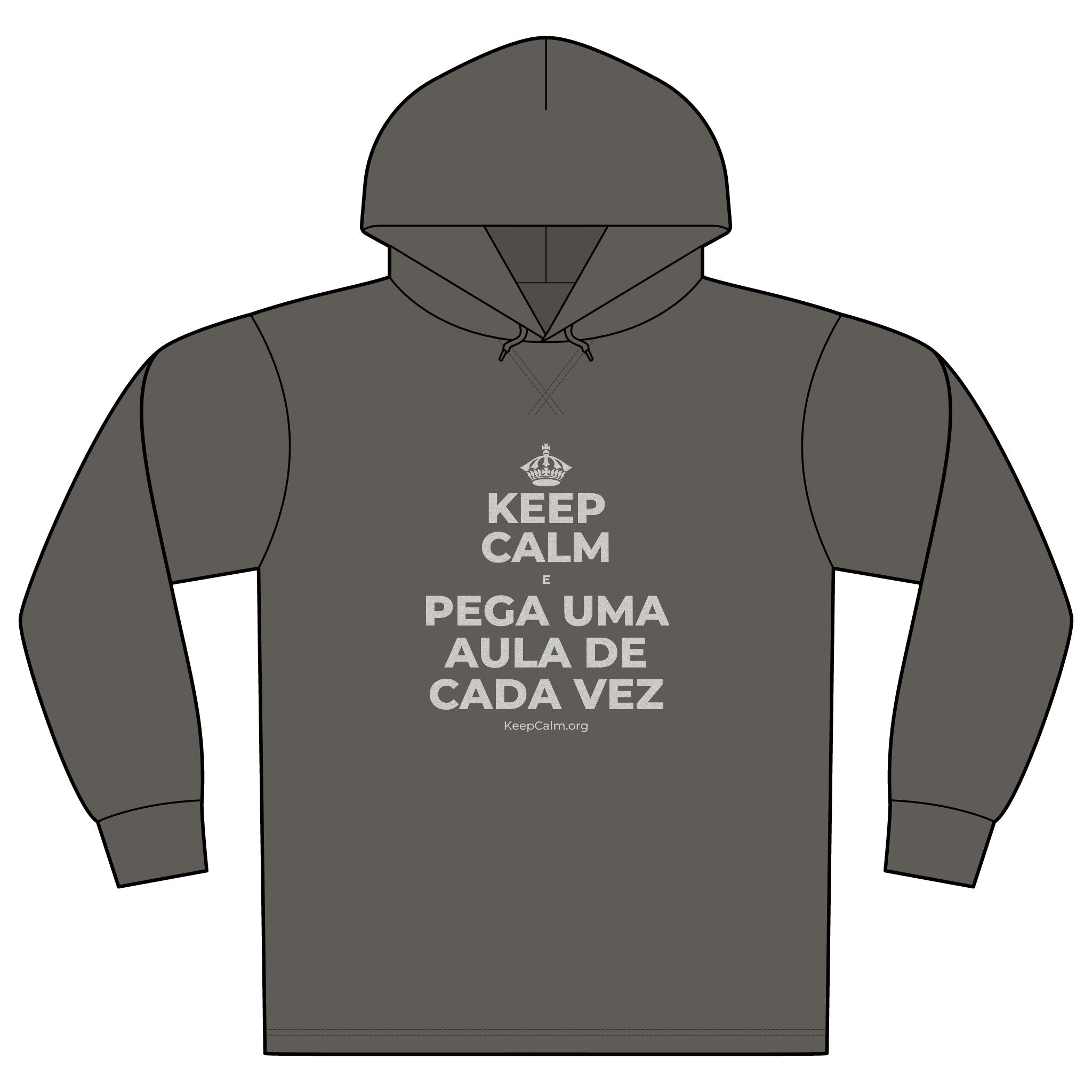 KEEP CALM E PEGA UMA AULA DE CADA VEZ Organic Hoodie Tee