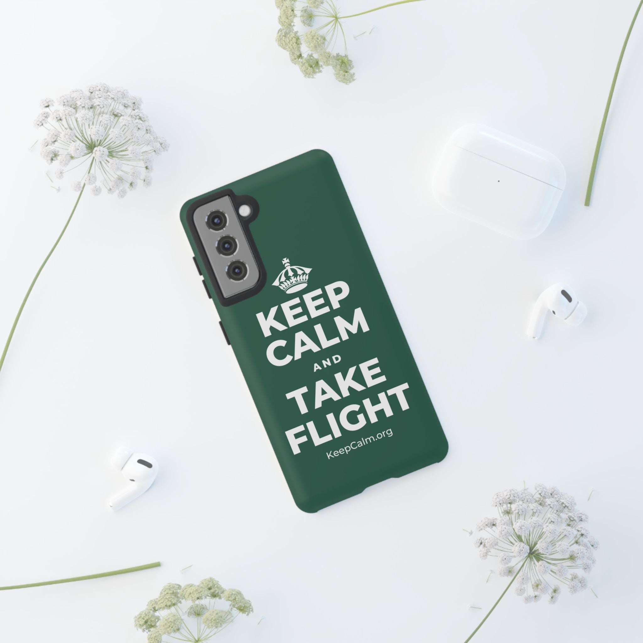 KEEP CALM AND TAKE FLIGHT Phone Case