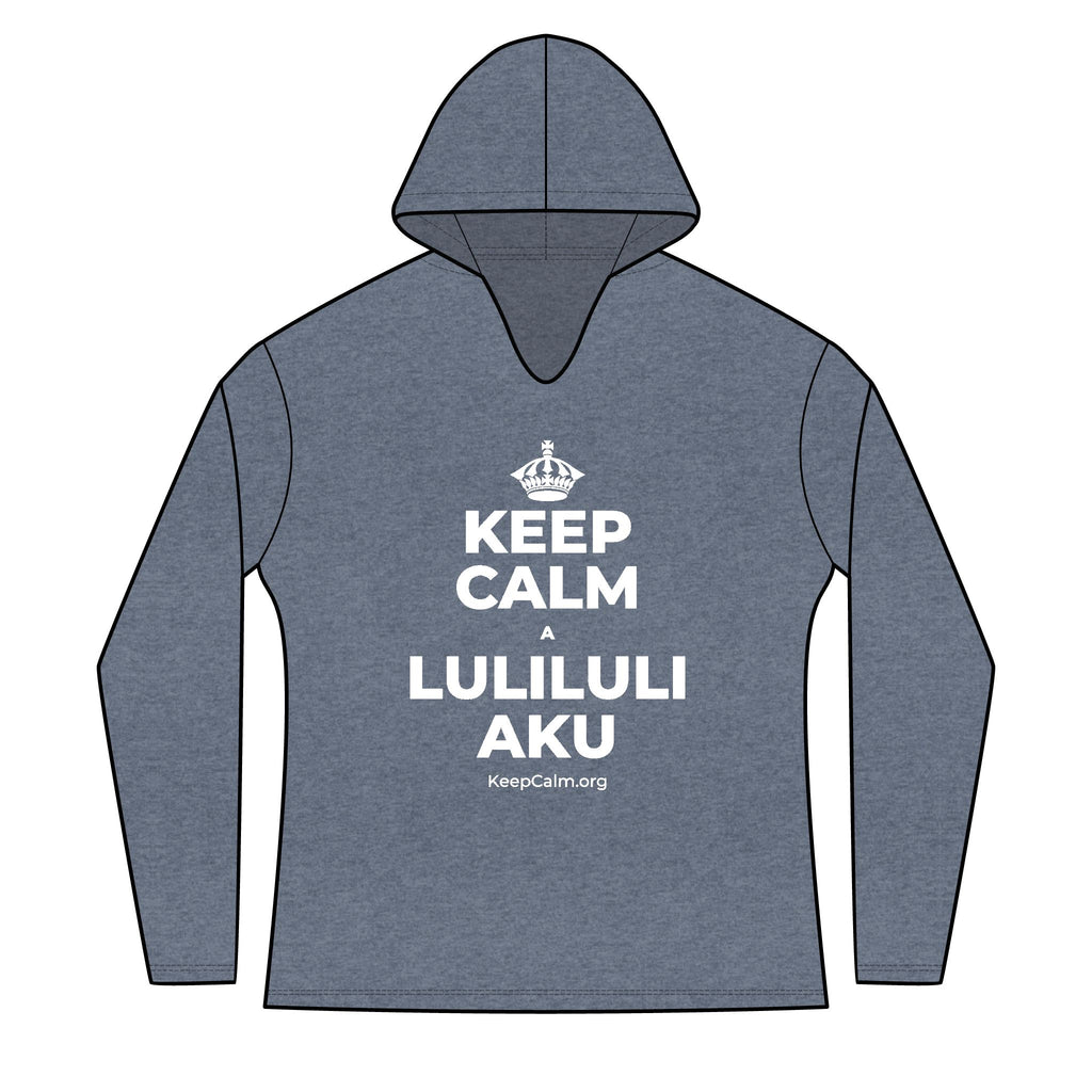 KEEP CALM A LULILULI AKU Women's Long Sleeve Hoodie