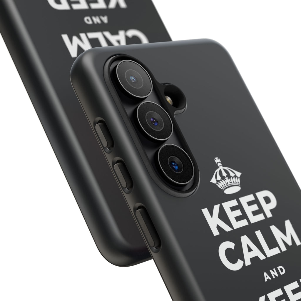 KEEP CALM AND KEEP DREAMING Phone Case (Dark)