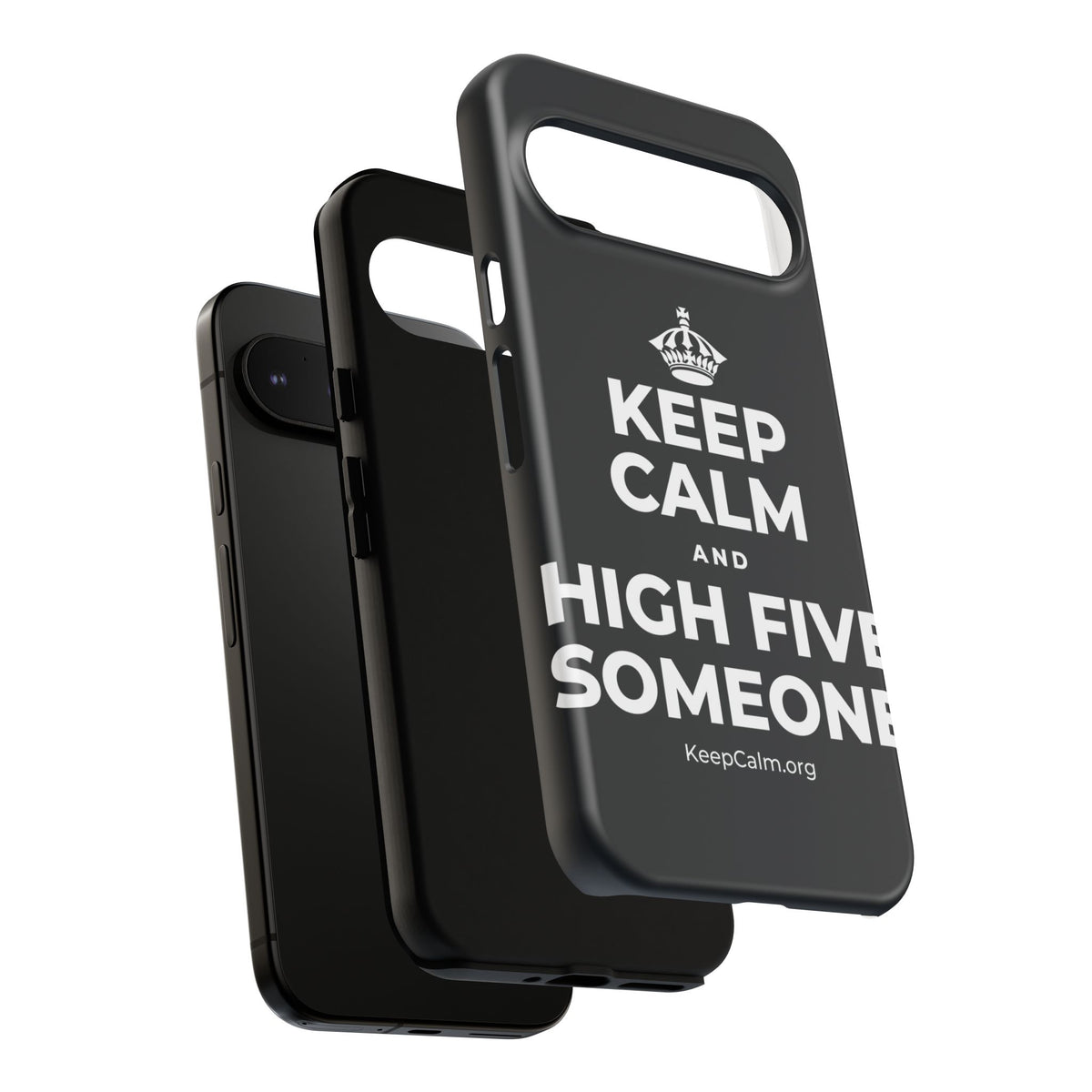 KEEP CALM AND HIGH FIVE SOMEONE Phone Case (Dark)