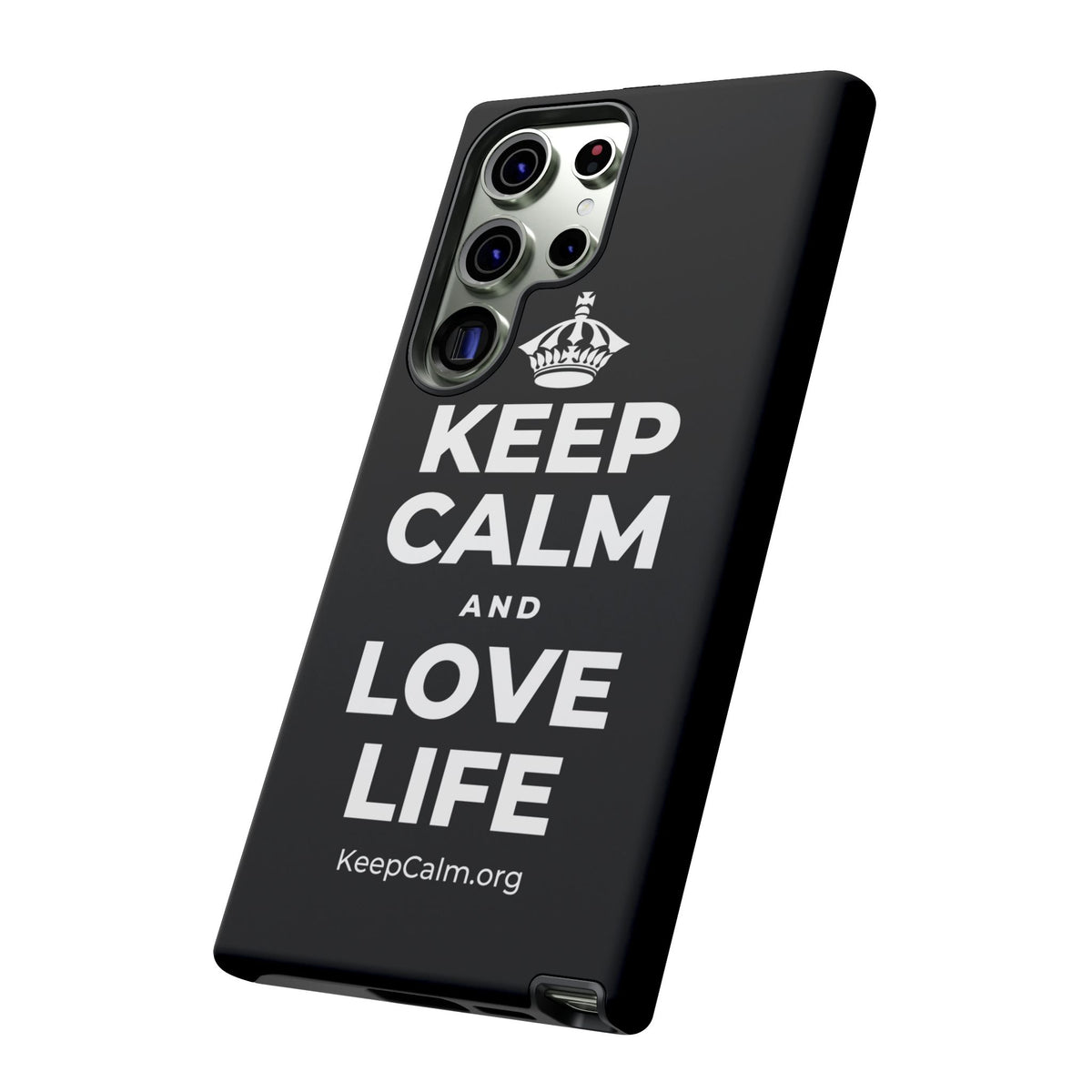 KEEP CALM AND LOVE LIFE Phone Case