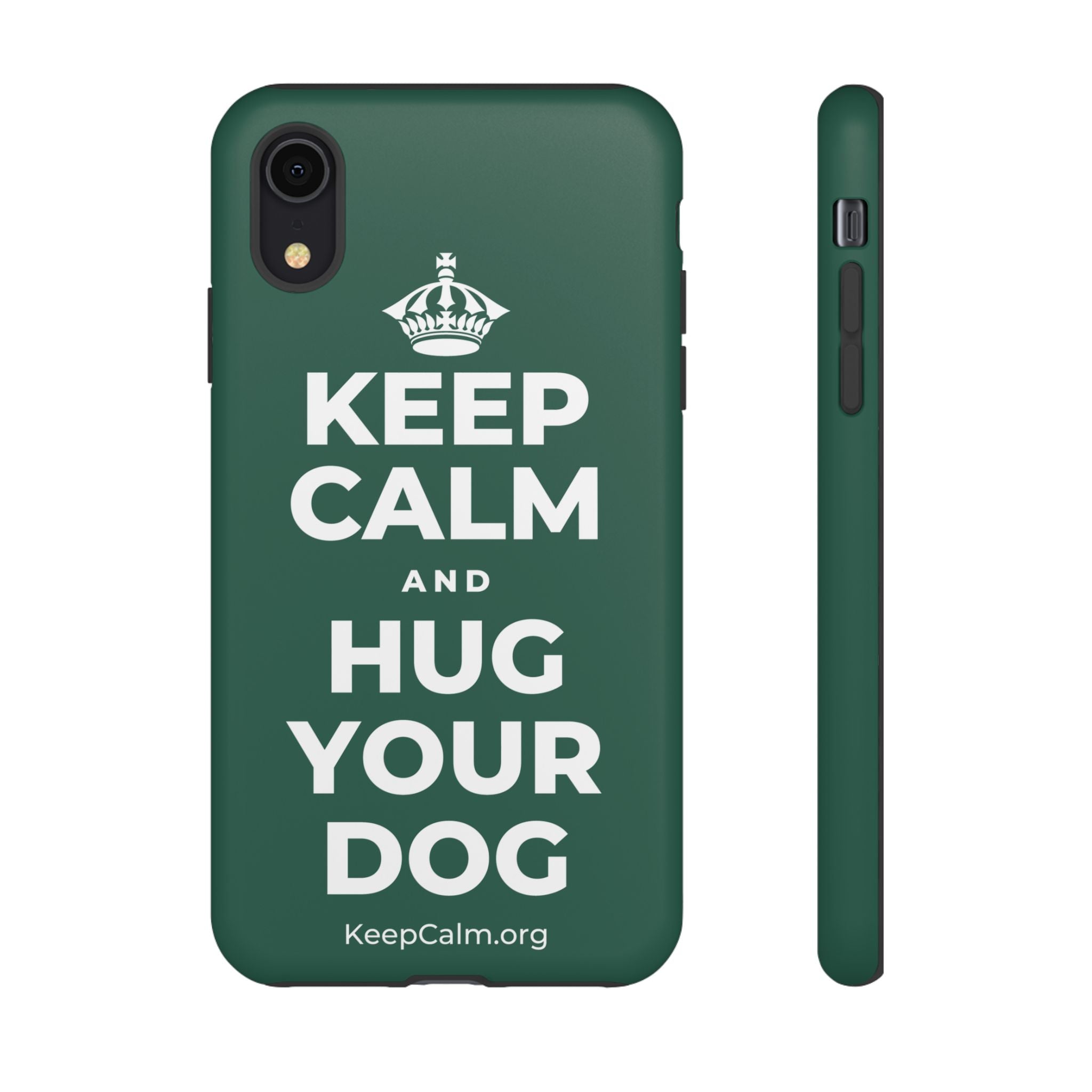 KEEP CALM AND HUG YOUR DOG Phone Case