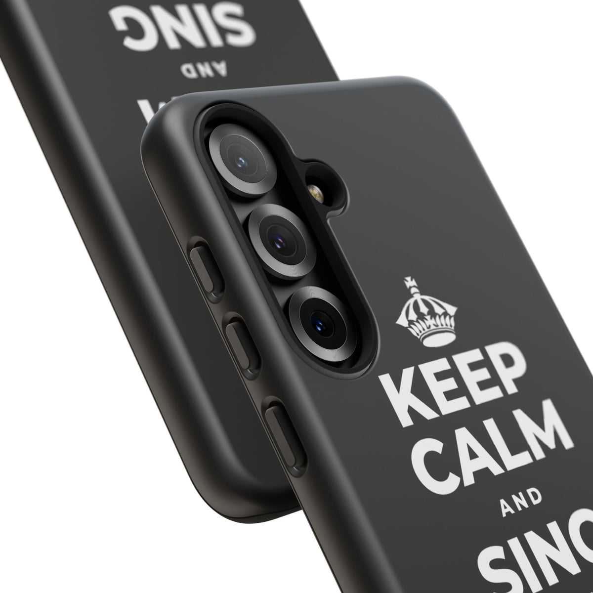 KEEP CALM AND SING WHILE YOU COOK Phone Case