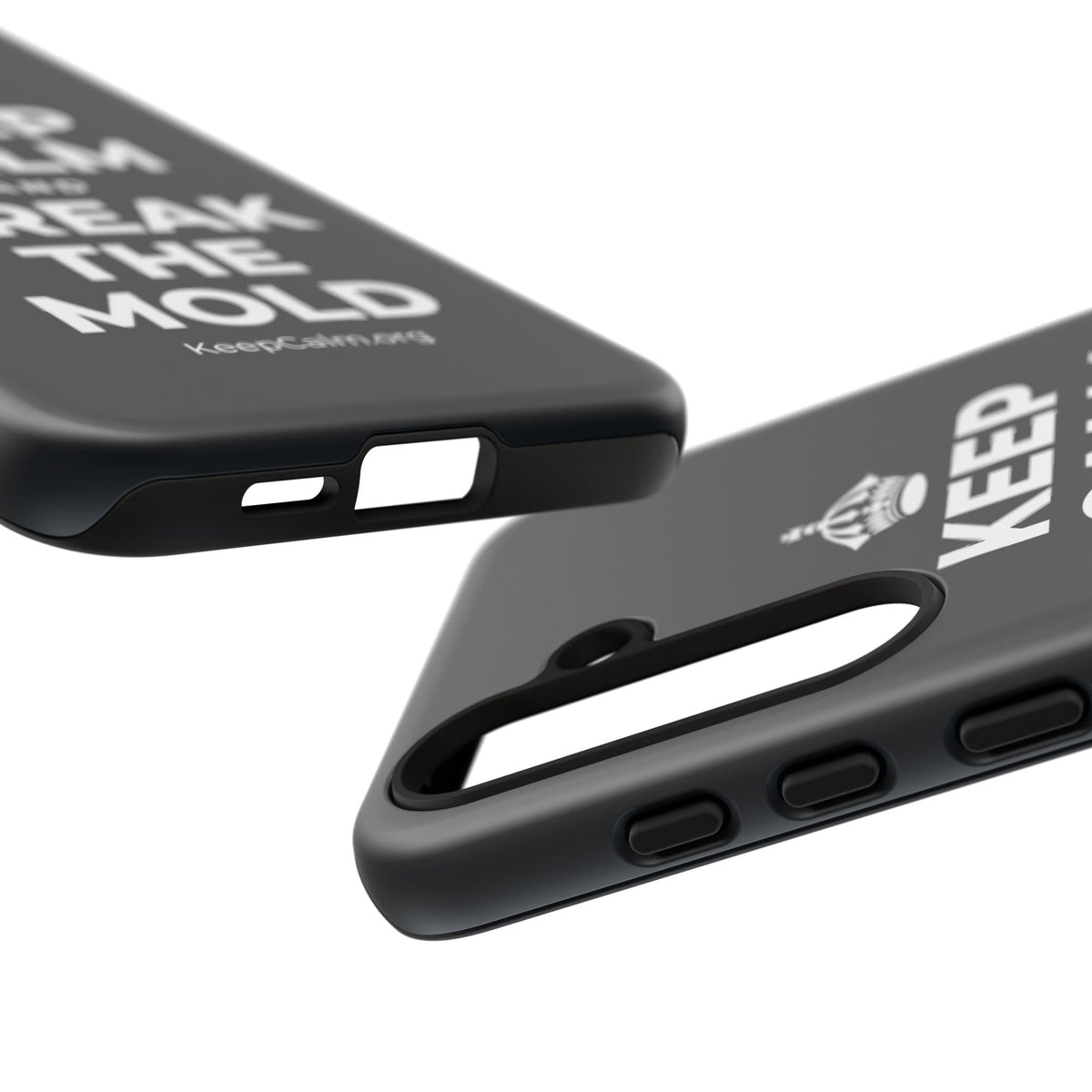 KEEP CALM AND BREAK THE MOLD Phone Case (Dark)