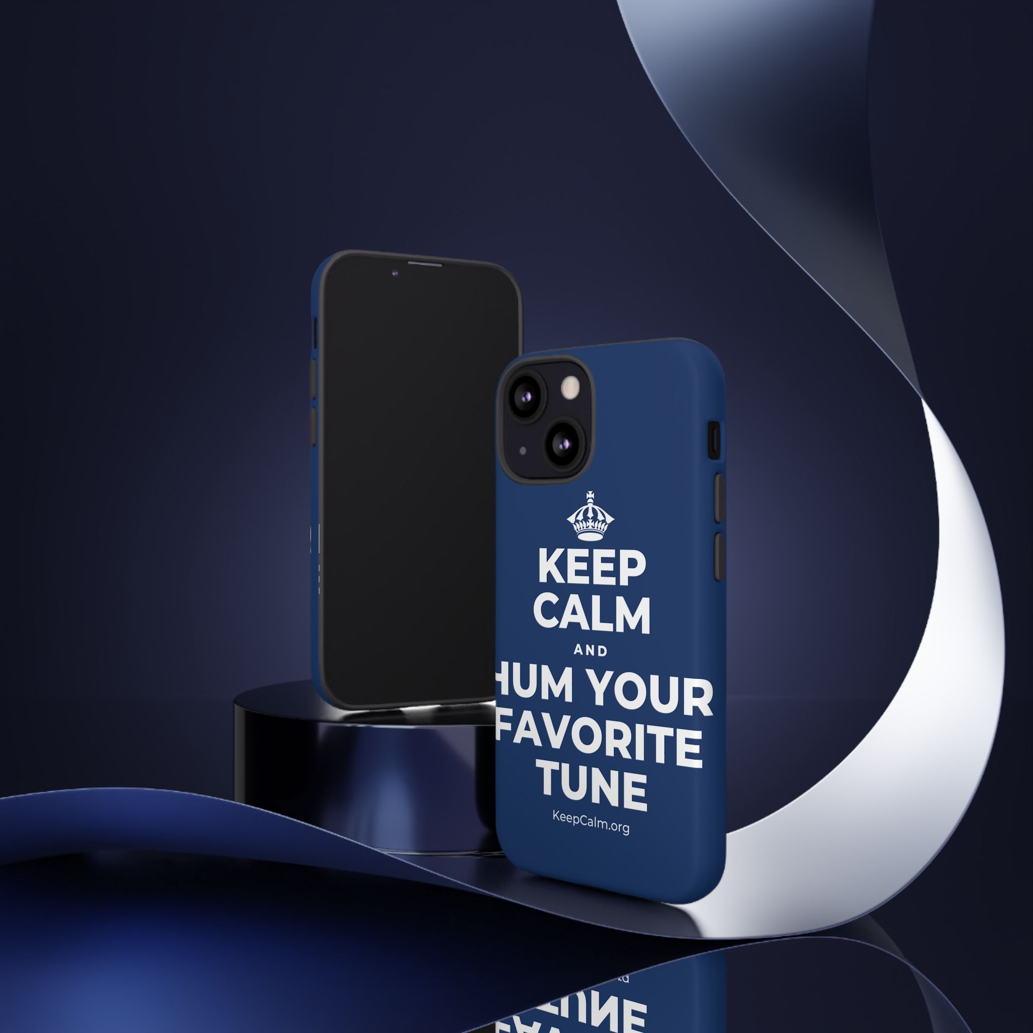 KEEP CALM AND HUM YOUR FAVORITE TUNE Phone Case