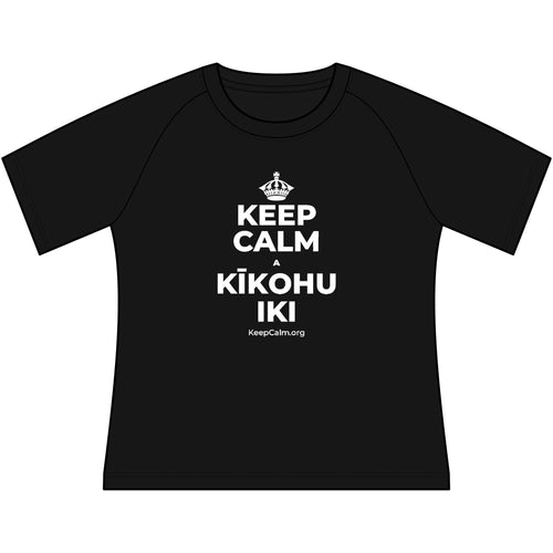 KEEP CALM A KĪKOHU IKI Women's Raglan Tee