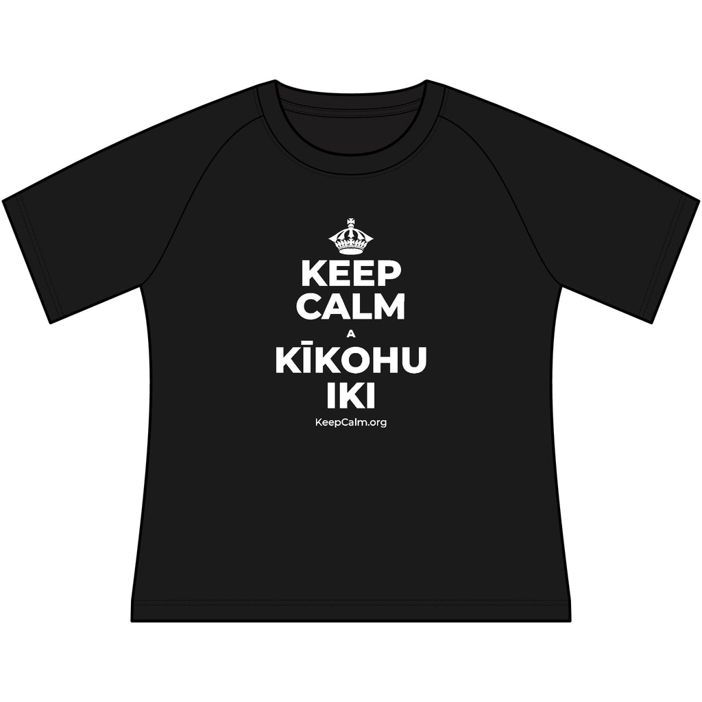 KEEP CALM A KĪKOHU IKI Women's Raglan Tee