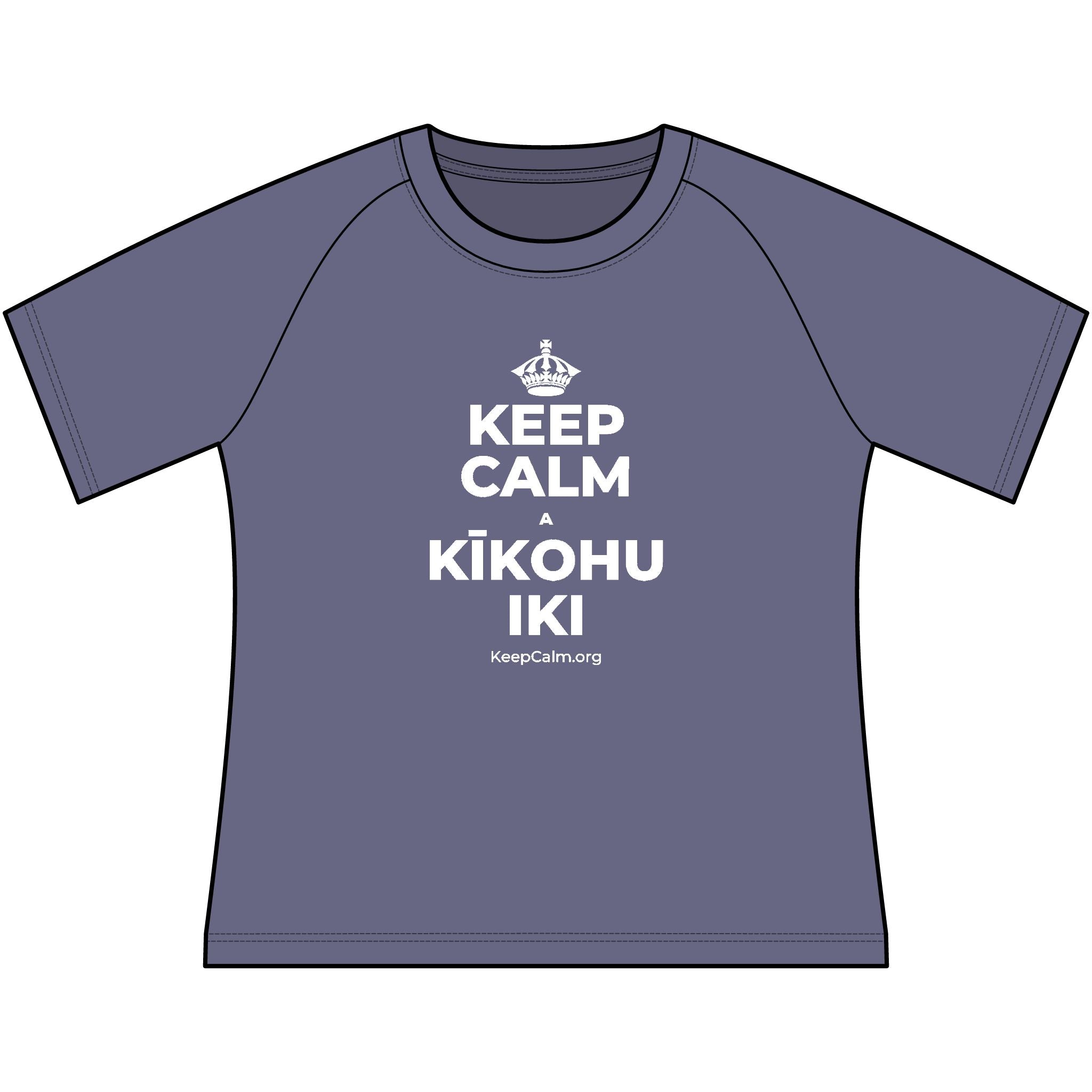 KEEP CALM A KĪKOHU IKI Women's Raglan Tee