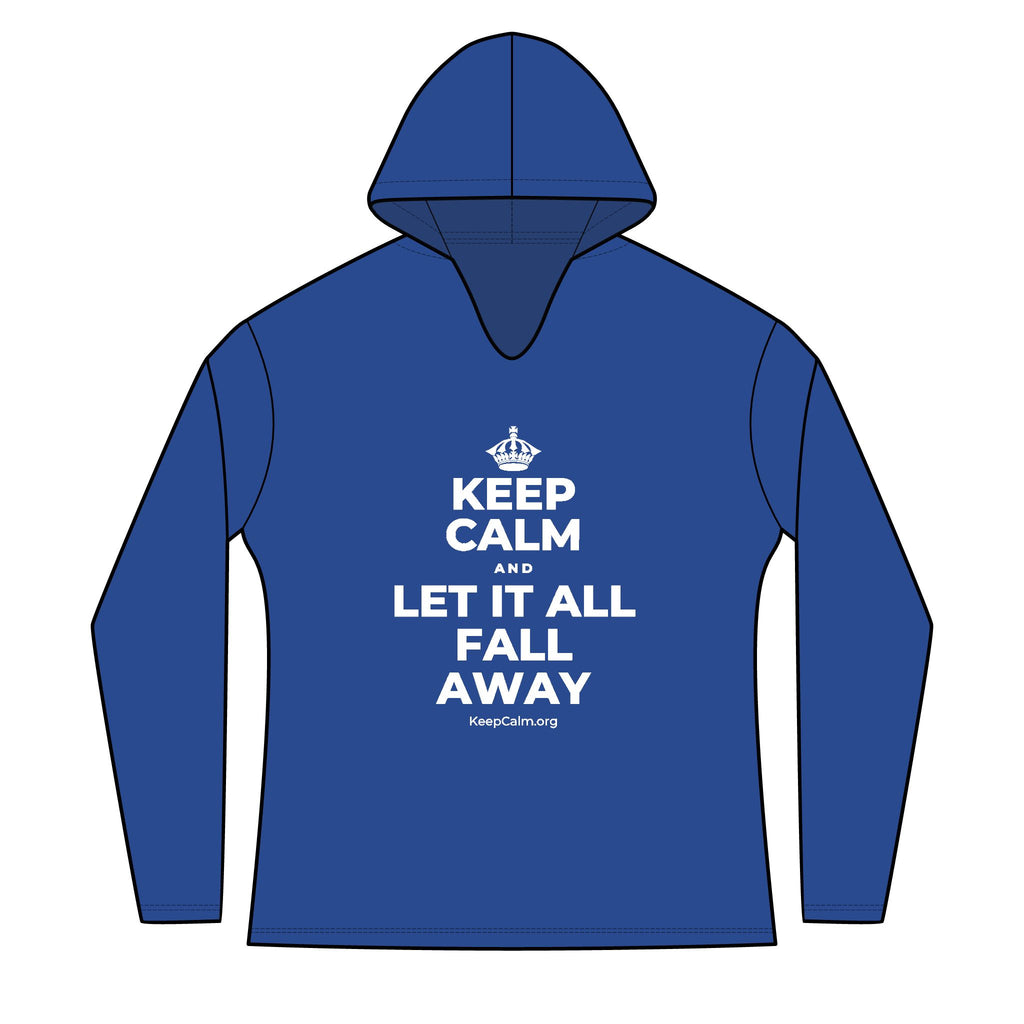 KEEP CALM AND LET IT ALL FALL AWAY Women's Long Sleeve Hoodie