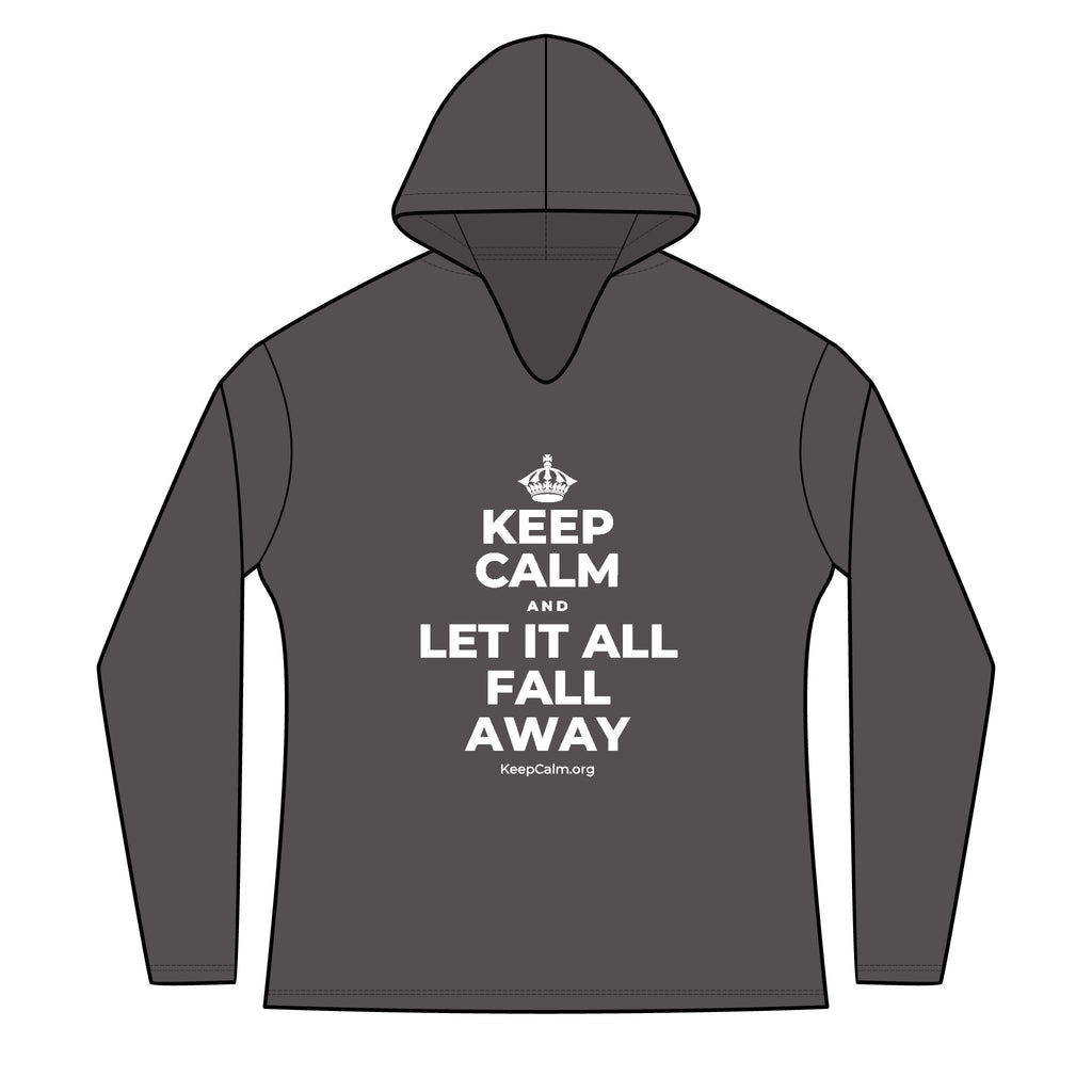 KEEP CALM AND LET IT ALL FALL AWAY Women's Long Sleeve Hoodie