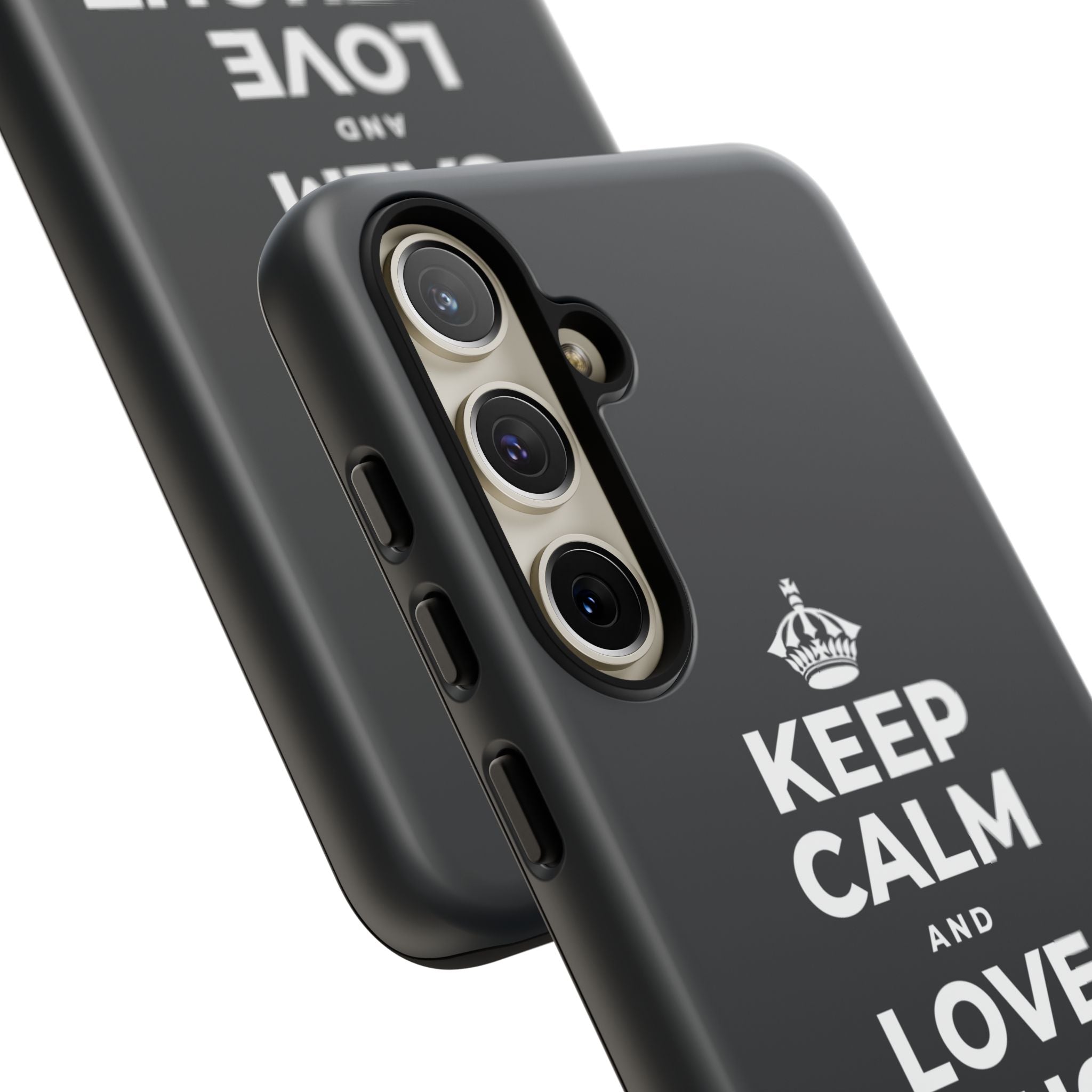 KEEP CALM AND LOVE WITHOUT POSSESSION Phone Case (Dark)