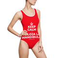 KEEP CALM Y AFLOJA LA MANDÍBULA One-Piece Swimsuit