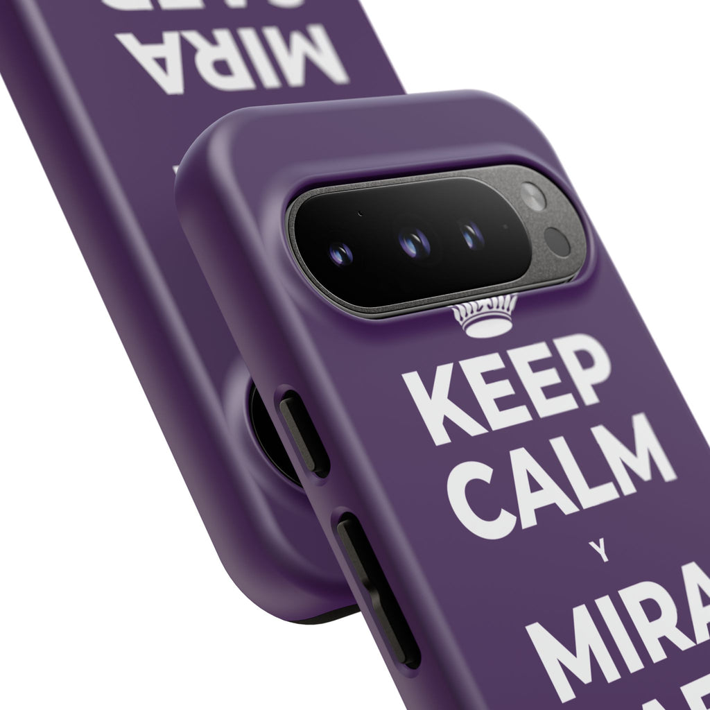 KEEP CALM Y MIRA CAER LA NIEVE Phone Case