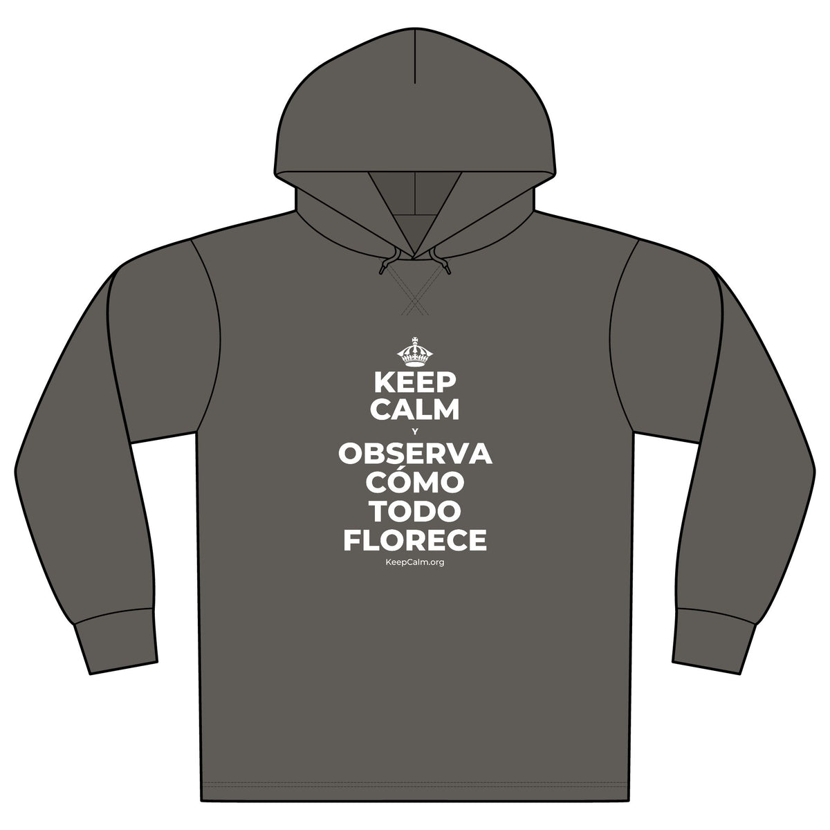 KEEP CALM Y OBSERVA CÓMO TODO FLORECE Organic Hoodie Tee