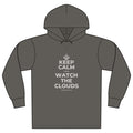 KEEP CALM AND WATCH THE CLOUDS Organic Hoodie Tee