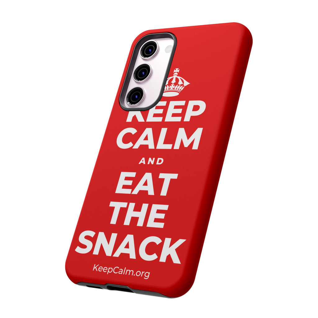 KEEP CALM AND EAT THE SNACK Phone Case