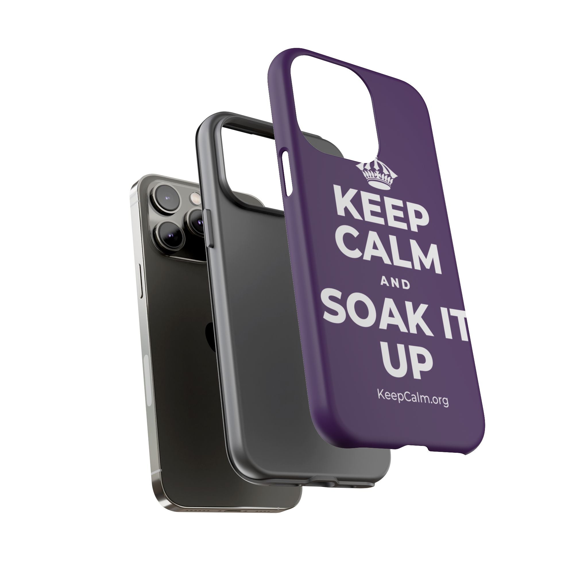 KEEP CALM AND SOAK IT UP Phone Case