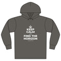 KEEP CALM AND FIND THE HORIZON Organic Hoodie Tee