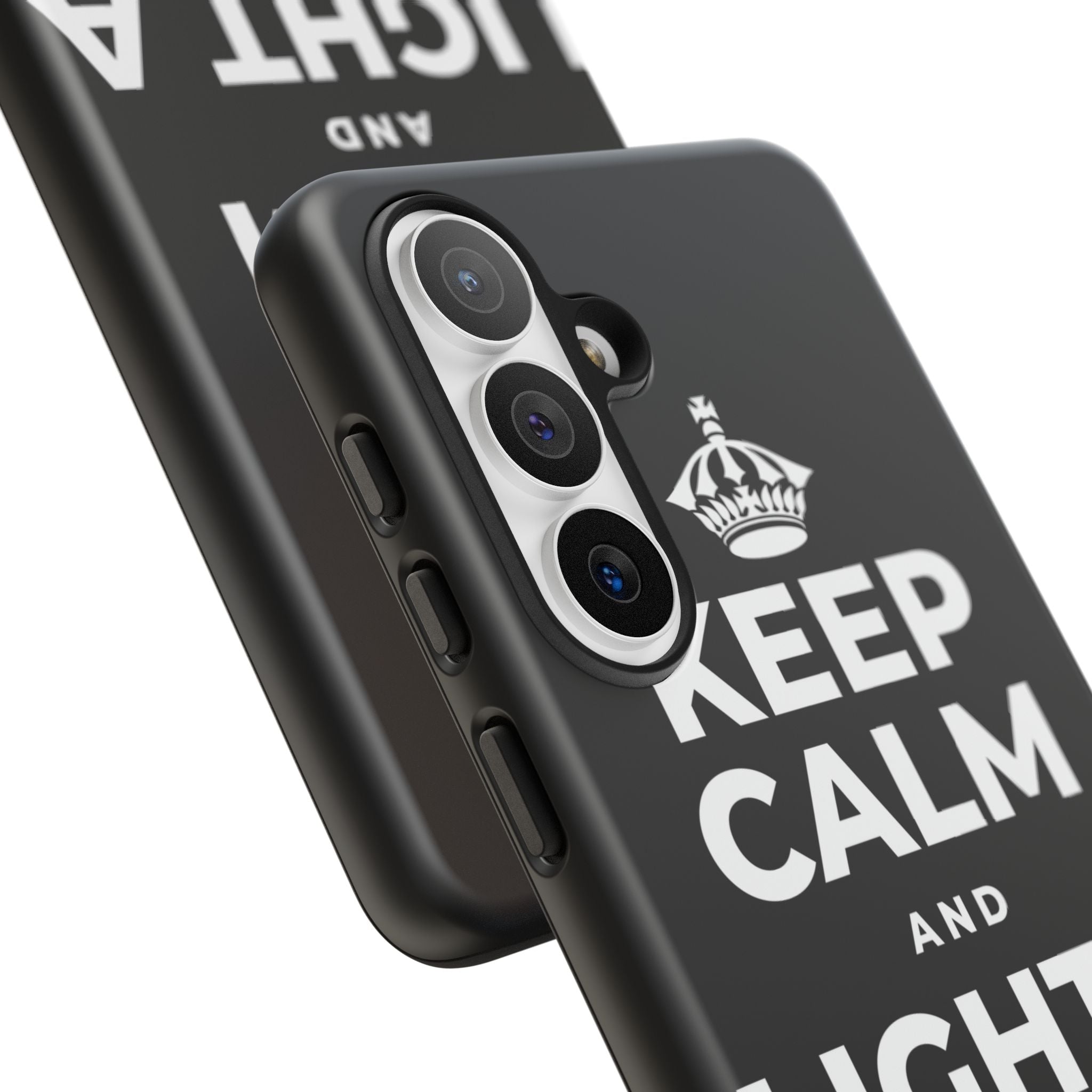 KEEP CALM AND LIGHT A COZY CANDLE Phone Case