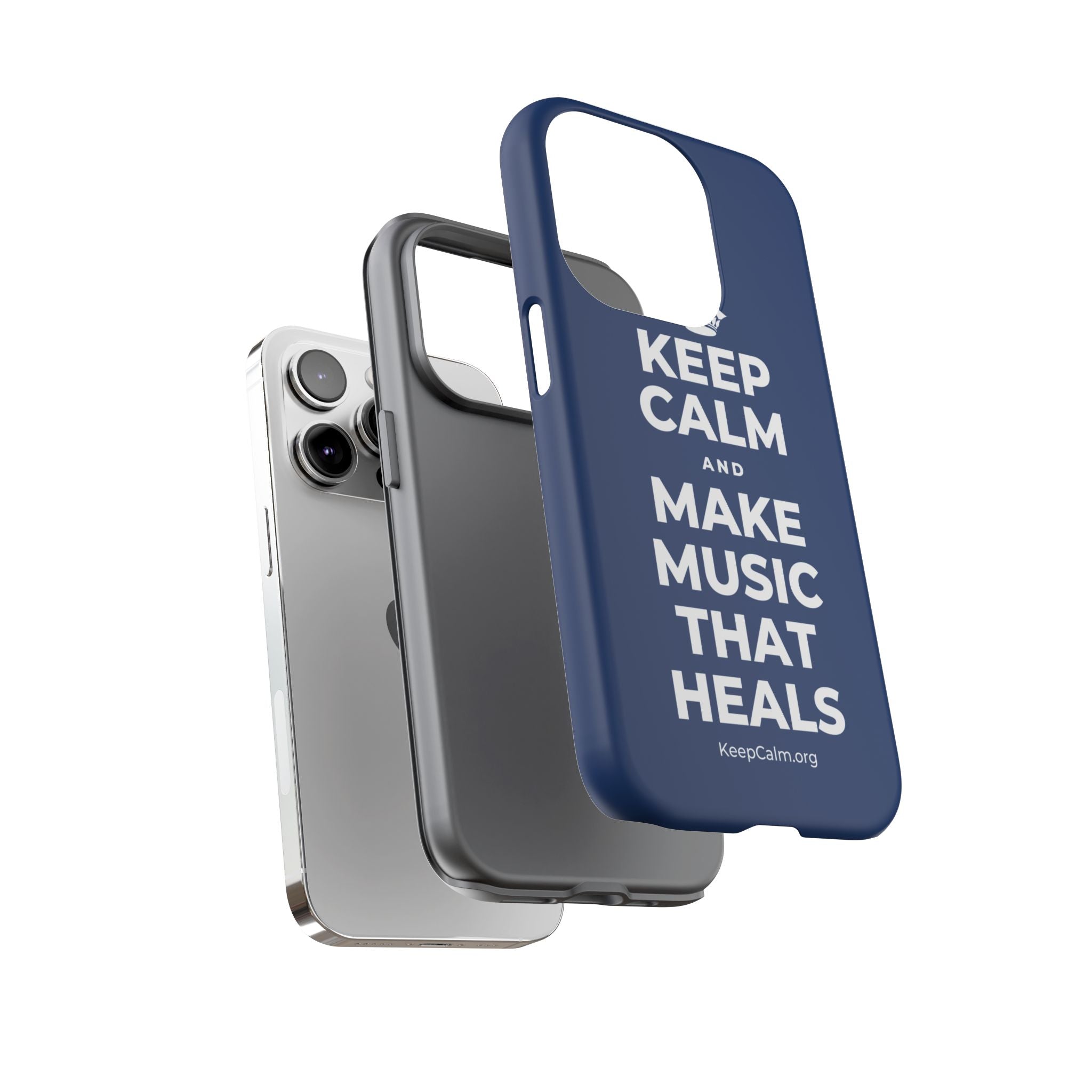 KEEP CALM AND MAKE MUSIC THAT HEALS Phone Case