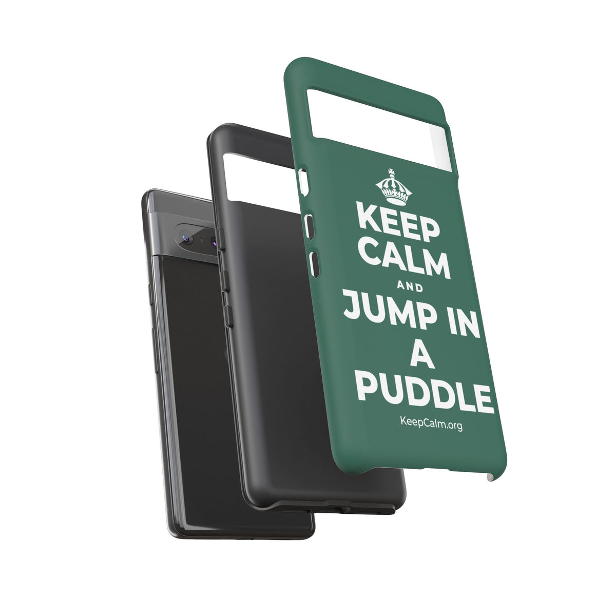 KEEP CALM AND JUMP IN A PUDDLE Phone Case