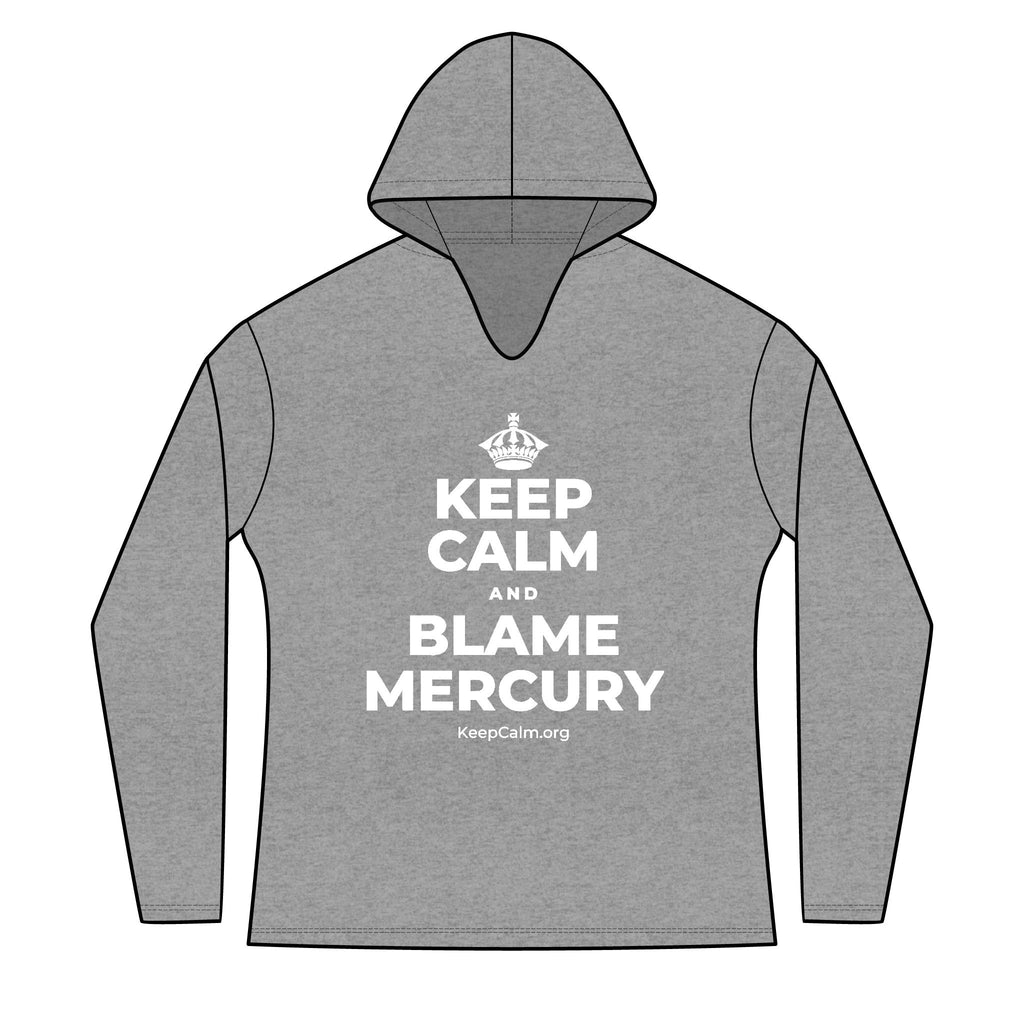 KEEP CALM AND BLAME MERCURY Women's Long Sleeve Hoodie