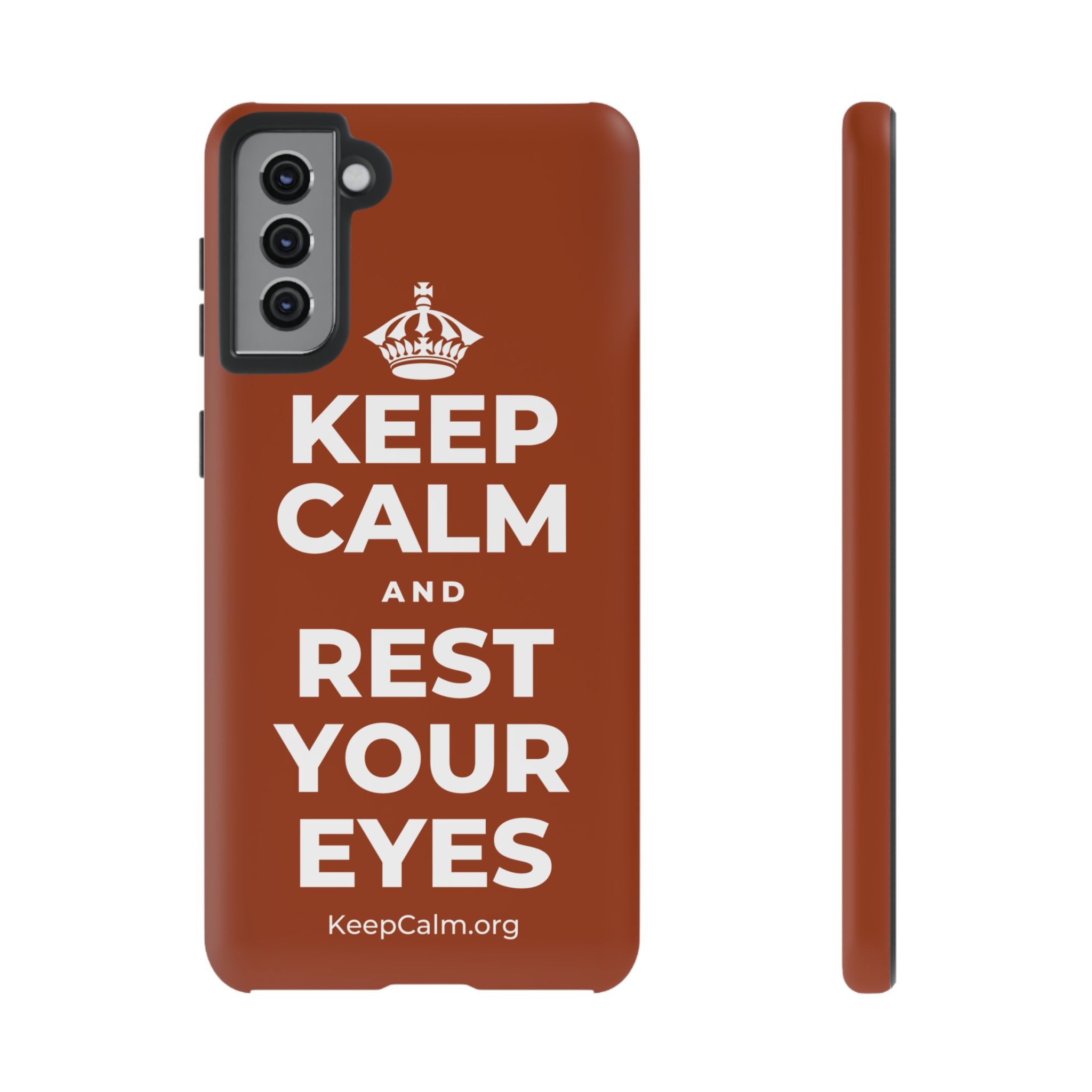 KEEP CALM AND REST YOUR EYES Phone Case