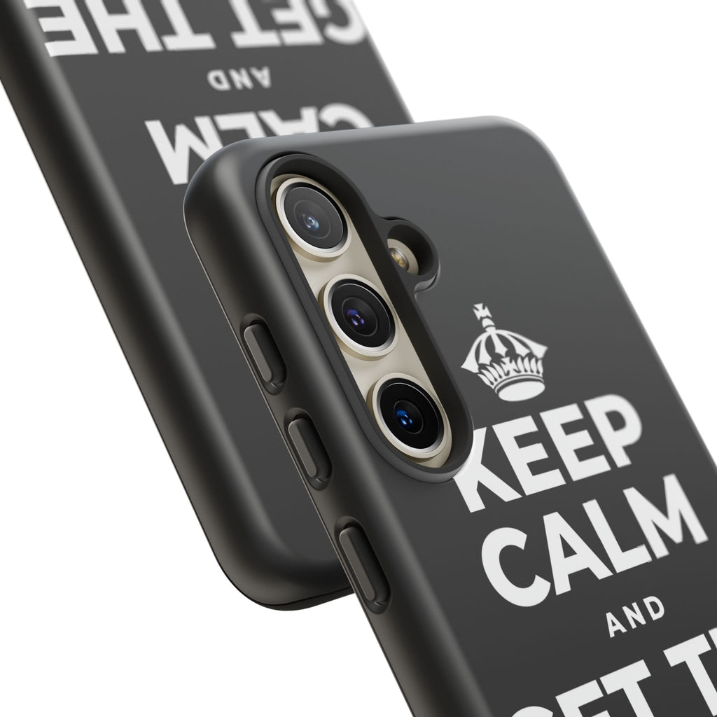 KEEP CALM AND GET THE PARTY STARTED Phone Case