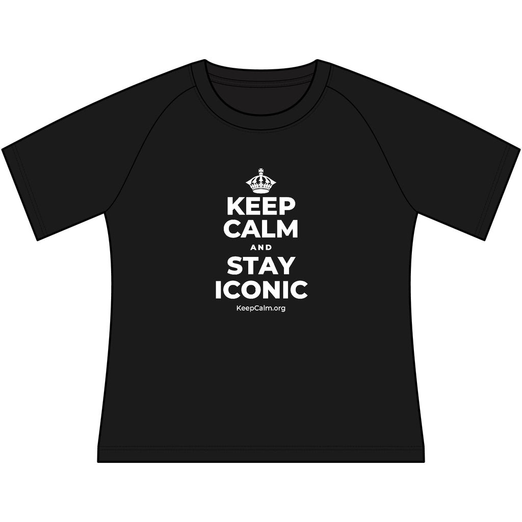 KEEP CALM AND STAY ICONIC Women's Raglan Tee
