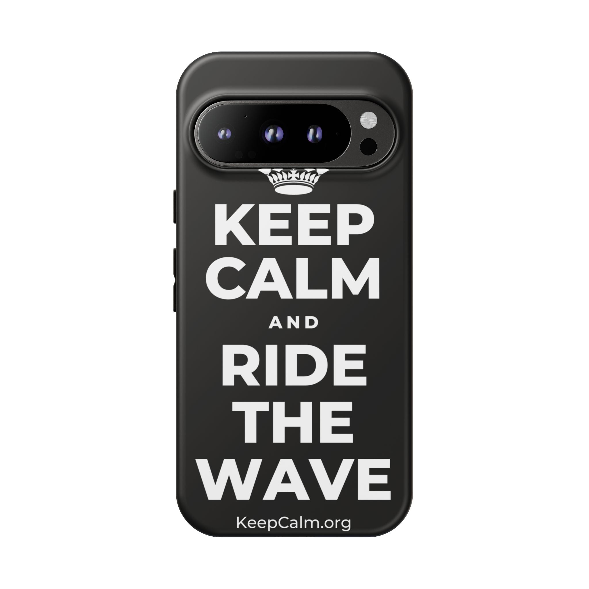 KEEP CALM AND RIDE THE WAVE Phone Case
