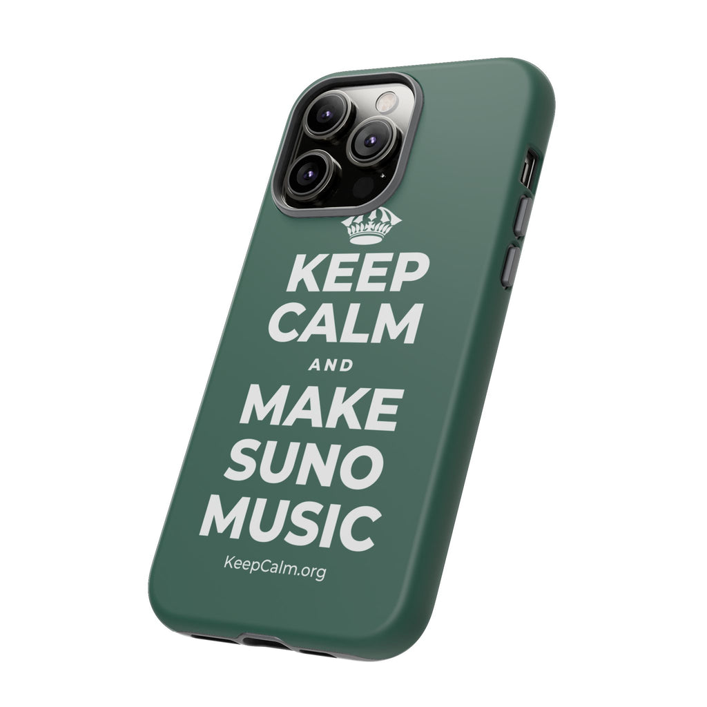 KEEP CALM AND MAKE SUNO MUSIC Phone Case