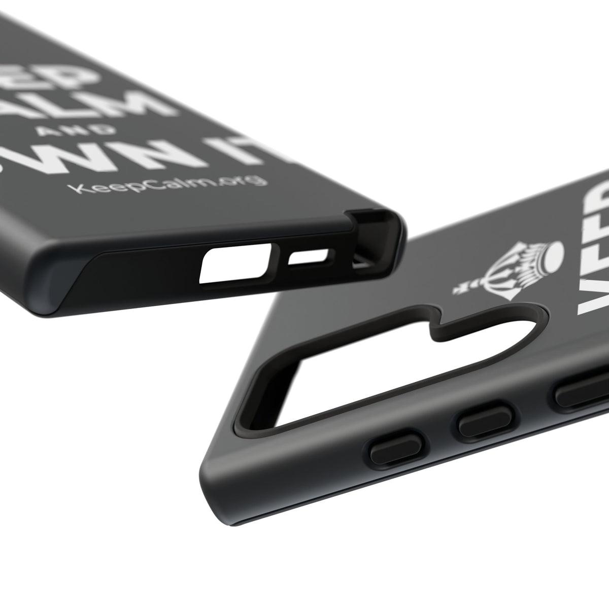 KEEP CALM AND OWN IT Phone Case (Dark)