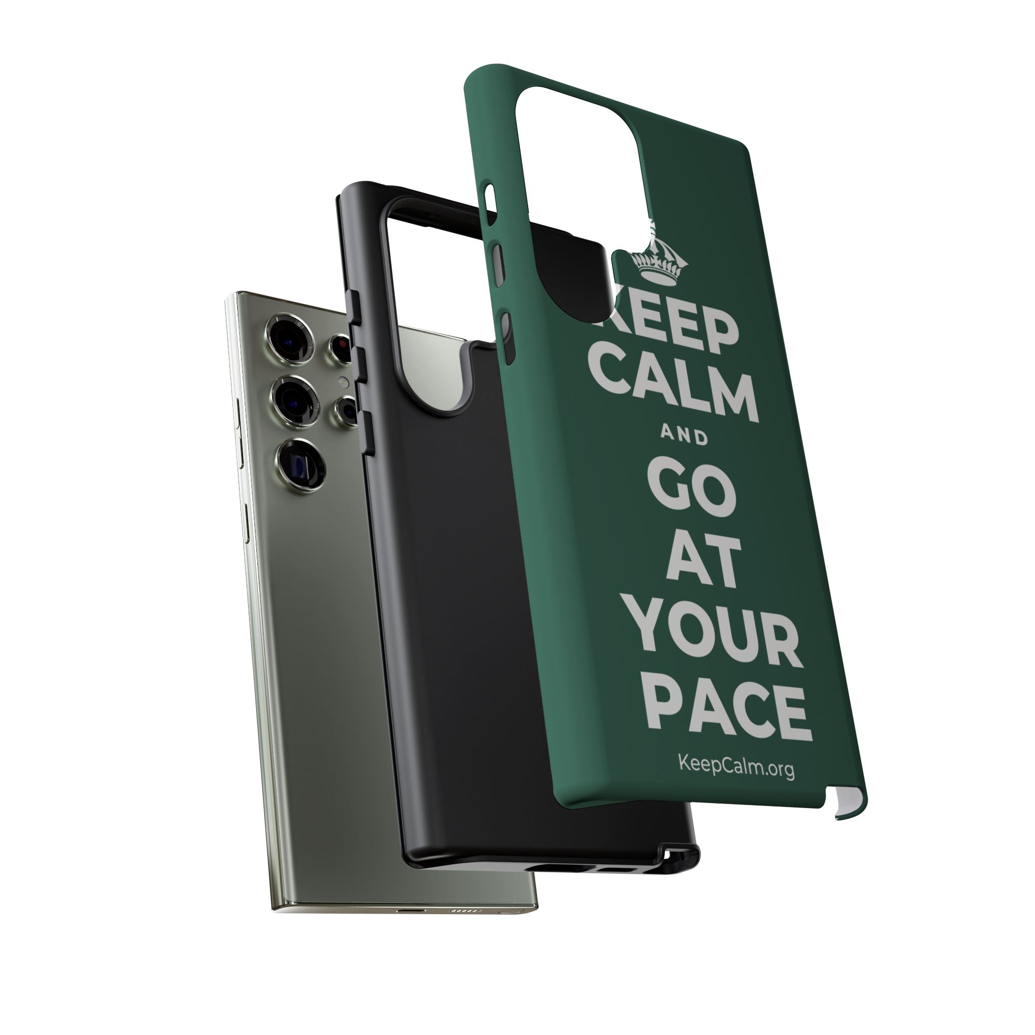 KEEP CALM AND GO AT YOUR PACE Phone Case