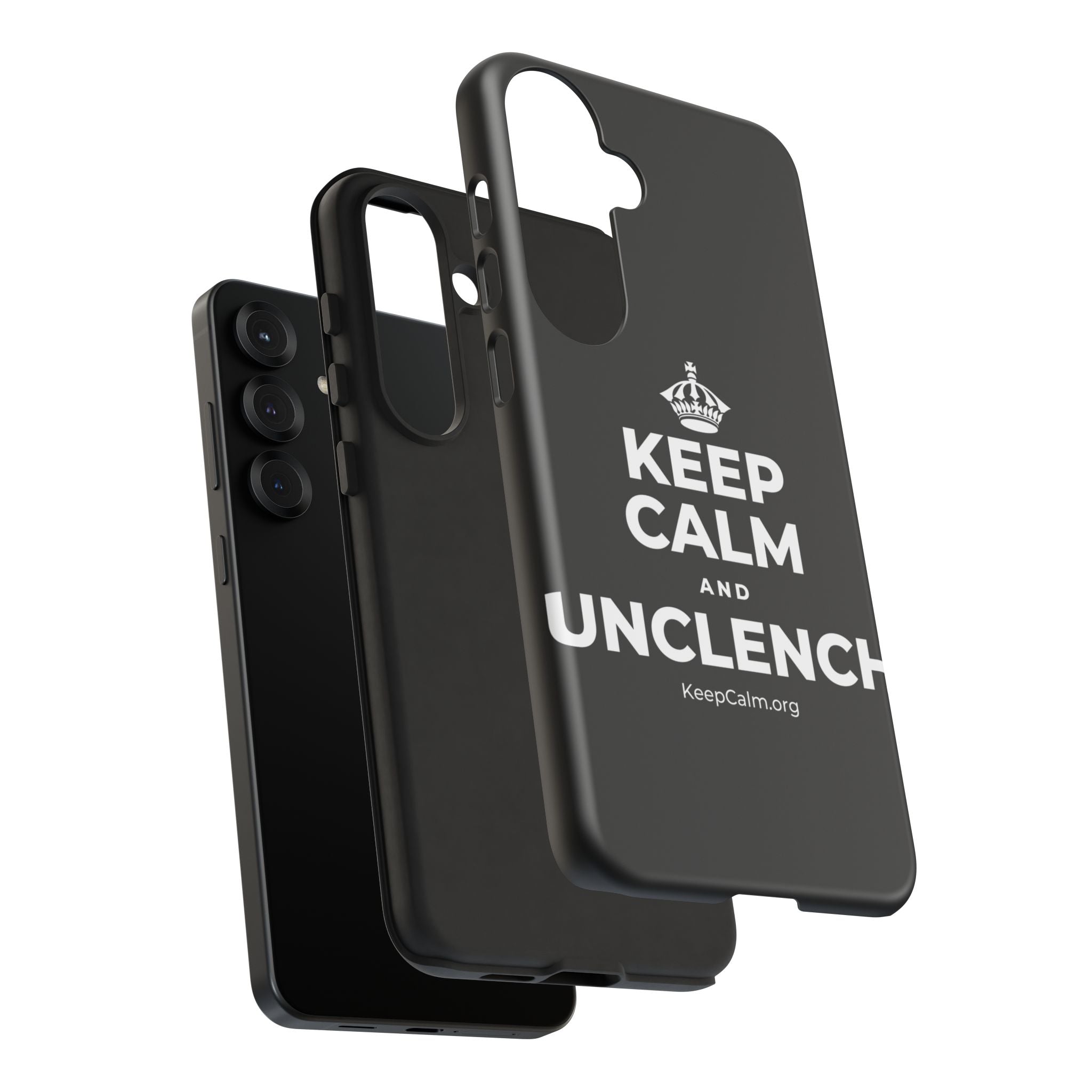 KEEP CALM AND UNCLENCH Phone Case