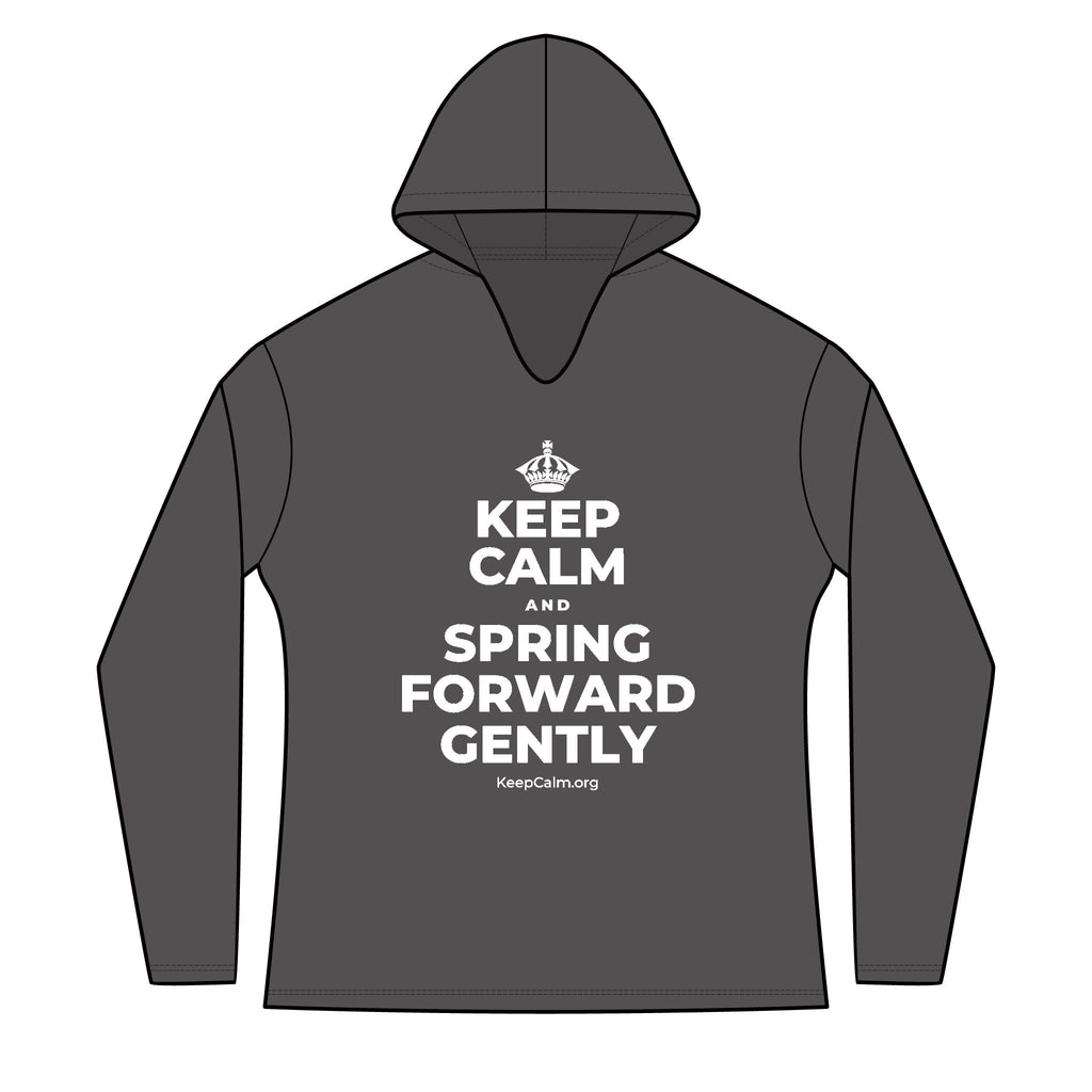 KEEP CALM AND SPRING FORWARD GENTLY Women's Long Sleeve Hoodie