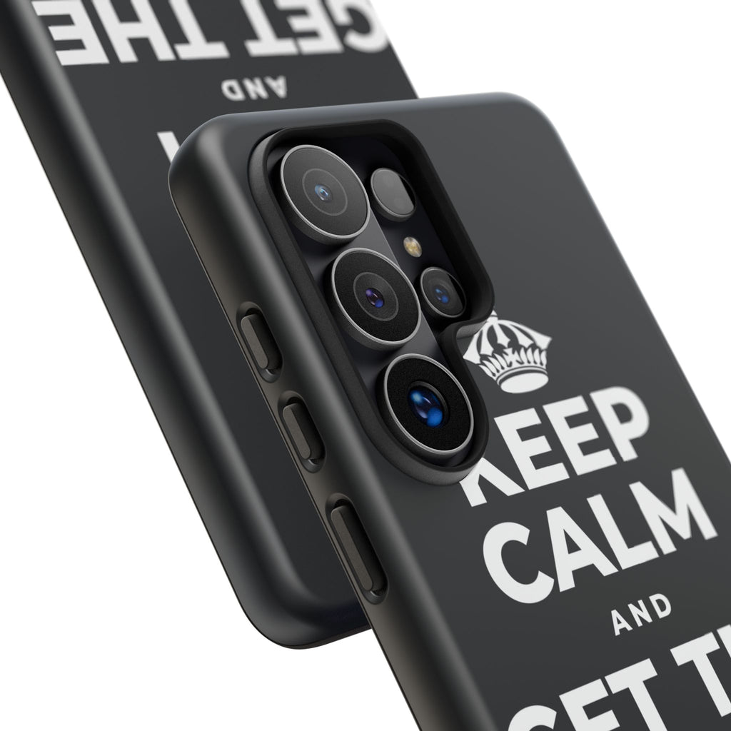 KEEP CALM AND GET THE PARTY STARTED Phone Case (Dark)