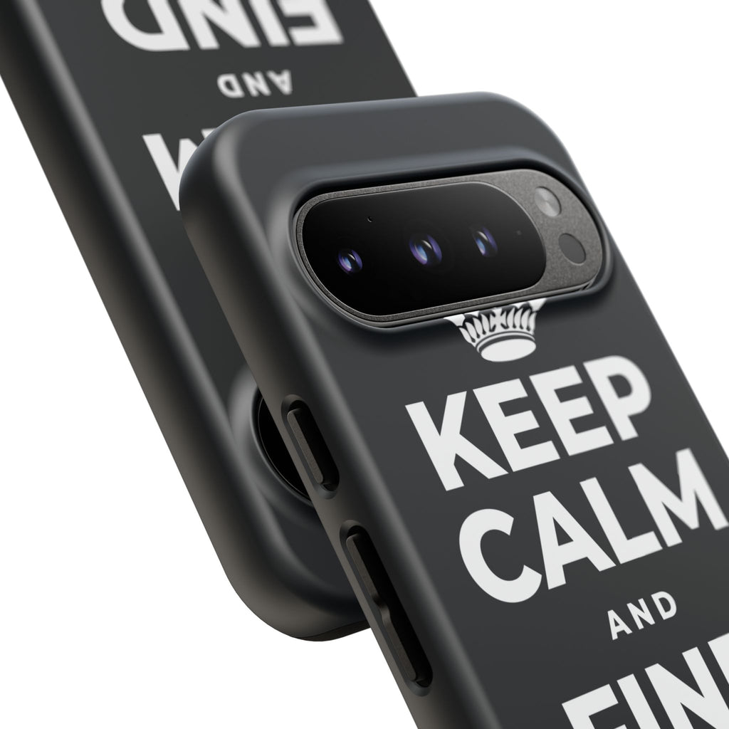 KEEP CALM AND FIND YOUR PEOPLE Phone Case (Dark)