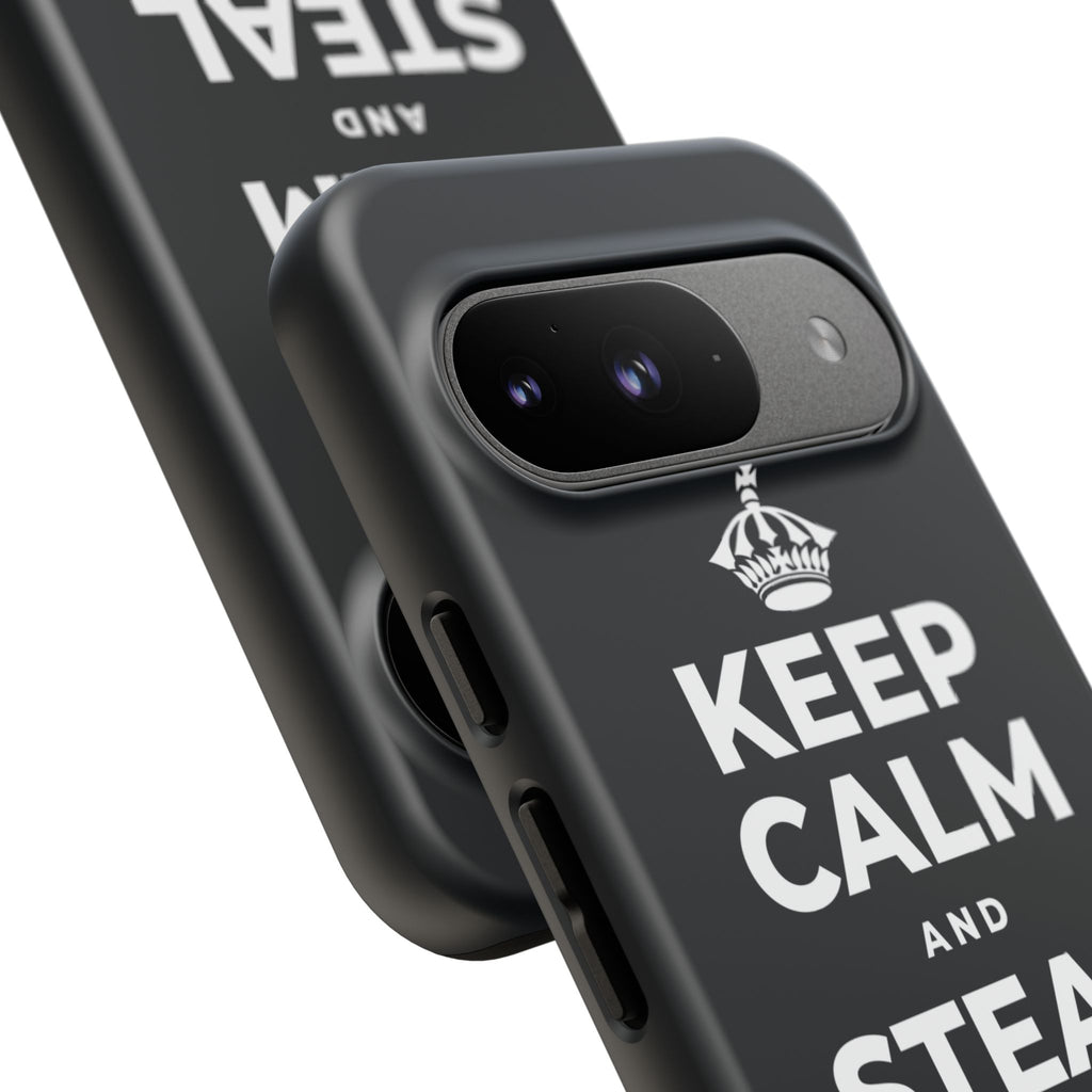 KEEP CALM AND STEAL THE SHOW Phone Case (Dark)