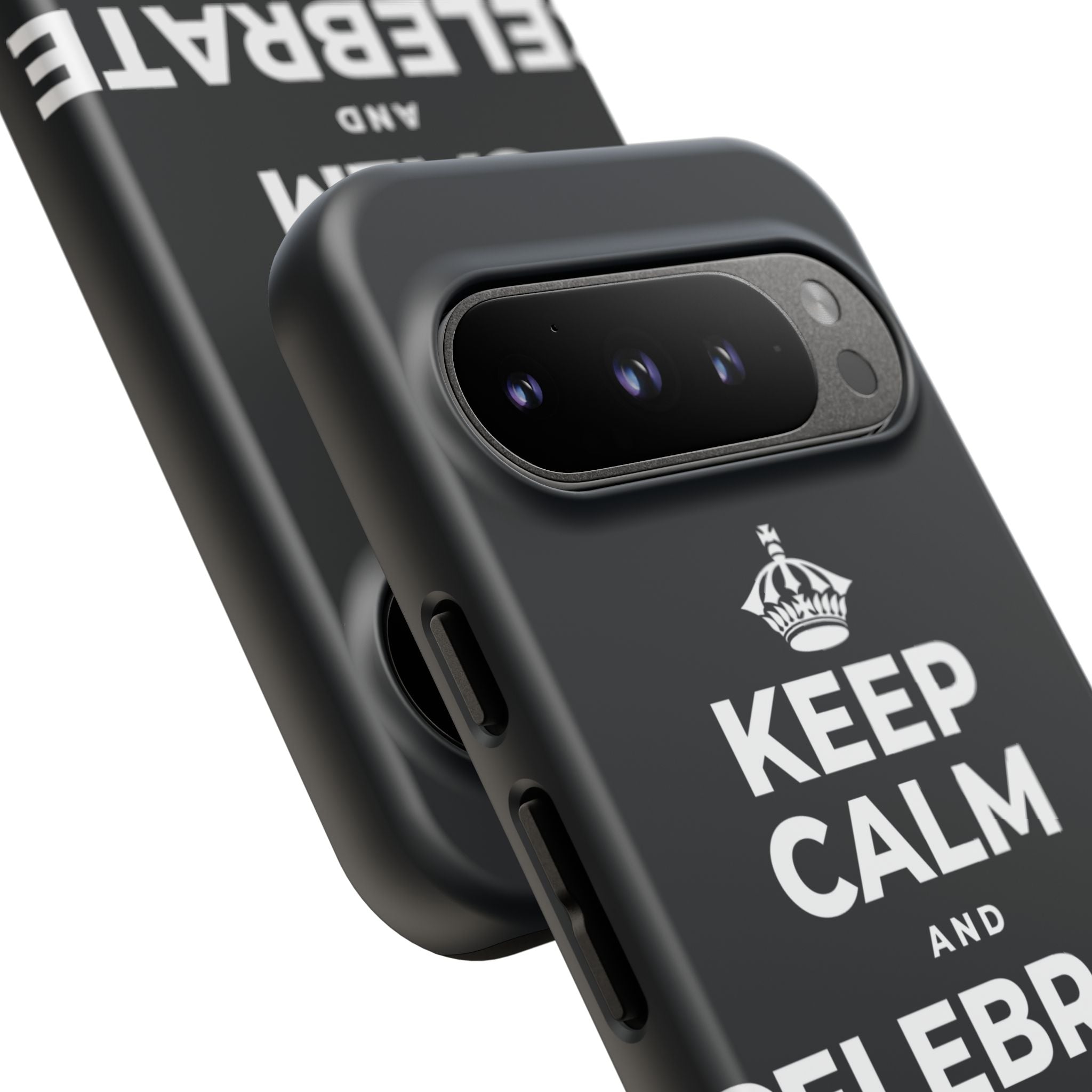 KEEP CALM AND CELEBRATE THE SMALL STUFF Phone Case (Dark)