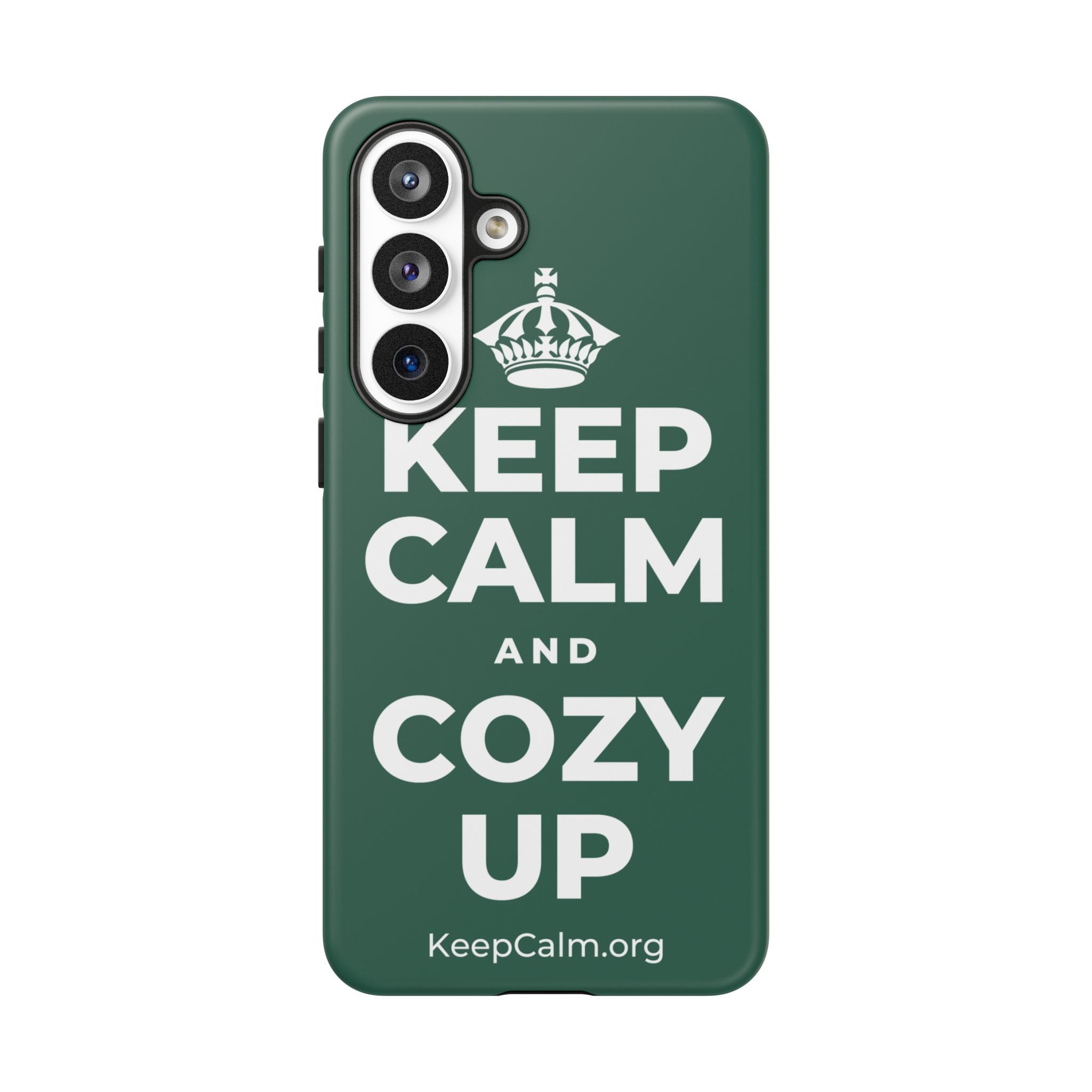 KEEP CALM AND COZY UP Phone Case