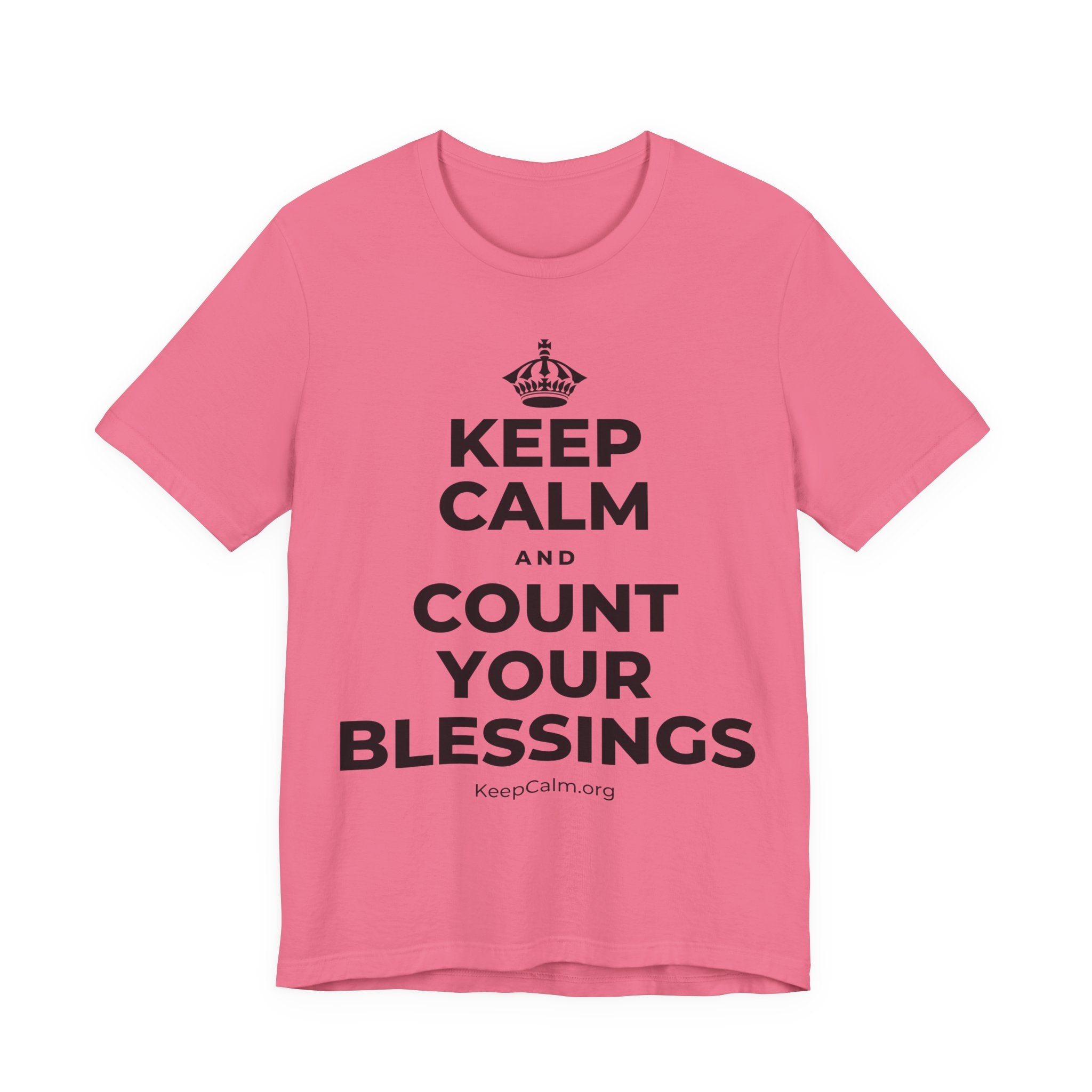 KEEP CALM AND COUNT YOUR BLESSINGS T-Shirt (Military Green–Autumn)