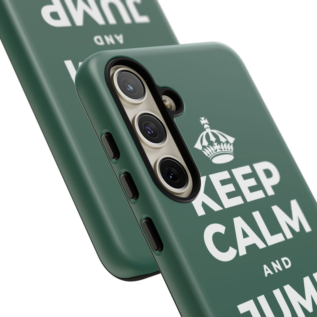 KEEP CALM AND JUMP IN A PUDDLE Phone Case